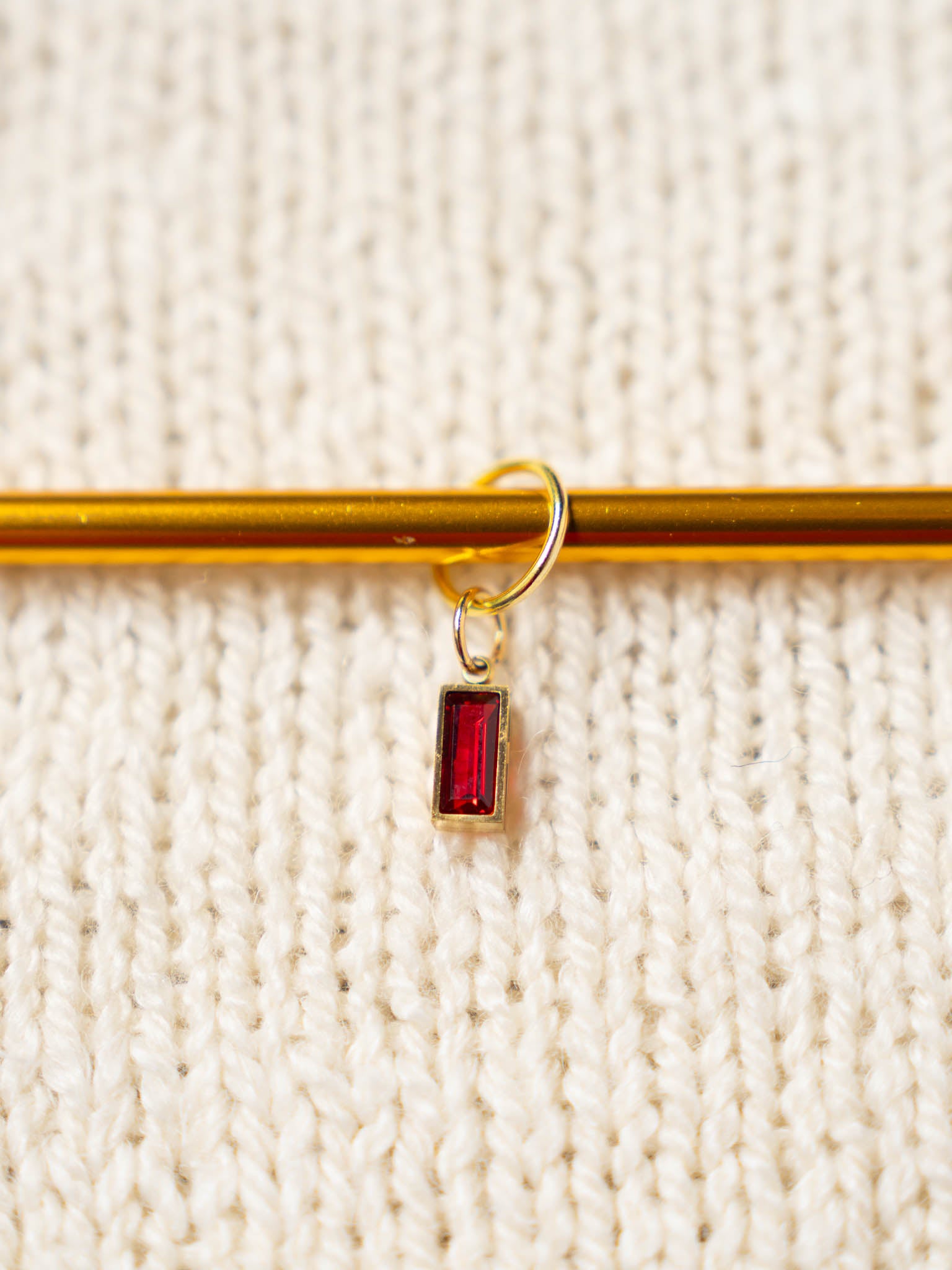 Birthstone Mini Glass Stitch Markers