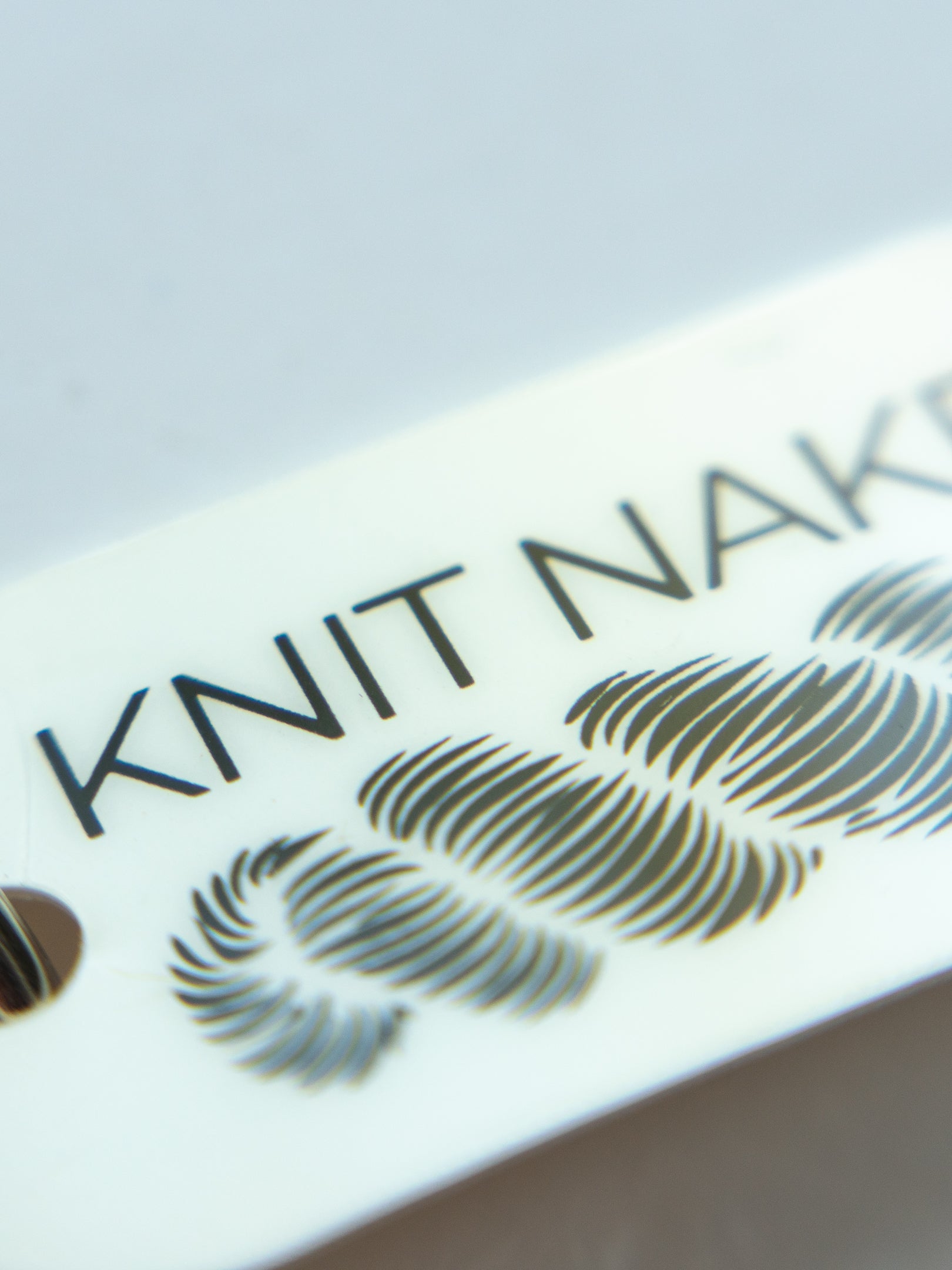 BNW "Knit Naked" Keytag