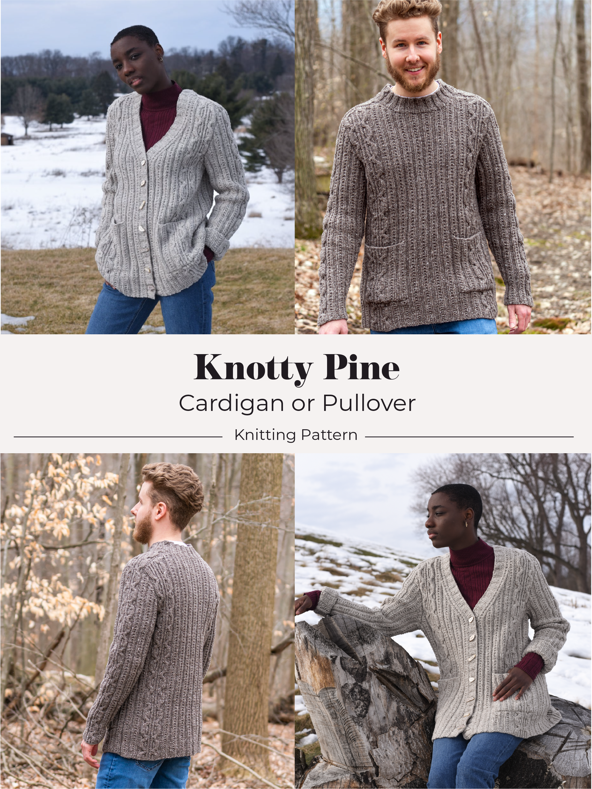Knotty Pine <br/><small>knitting pattern</small>