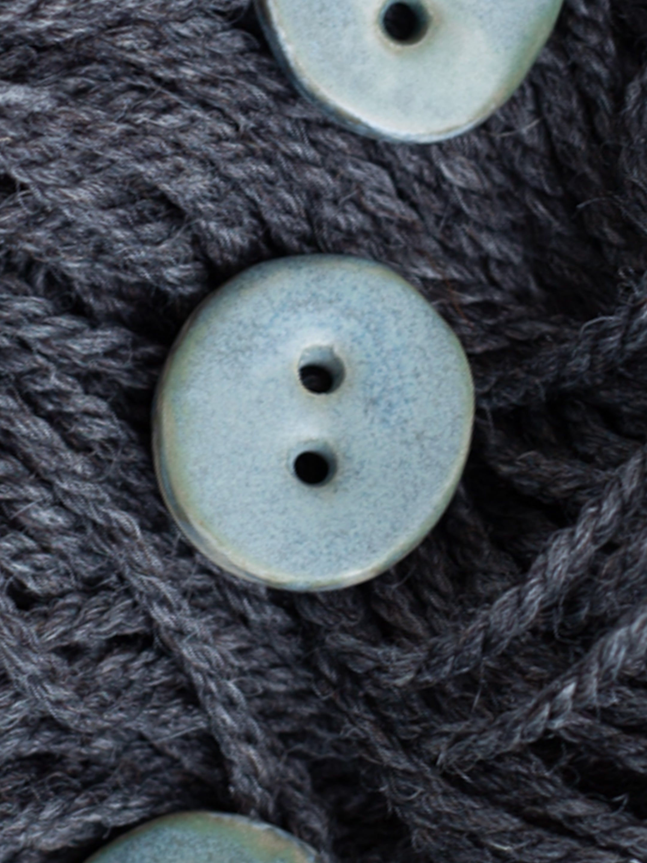 Frost Blue <br/><small>23mm Ceramic Linda's Button</small>
