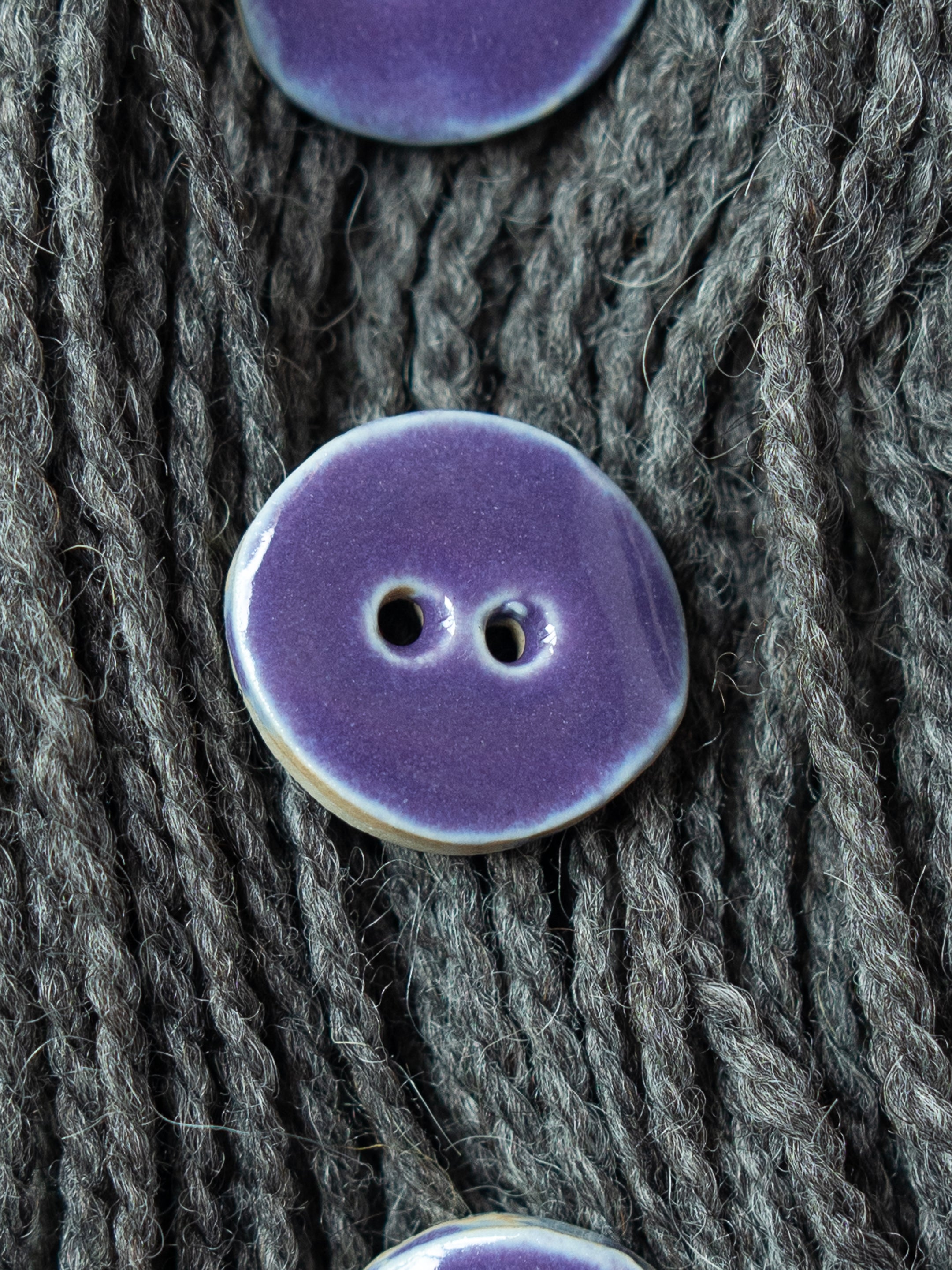 Purple Tulip <br/><small>23mm Ceramic Linda's Button</small>