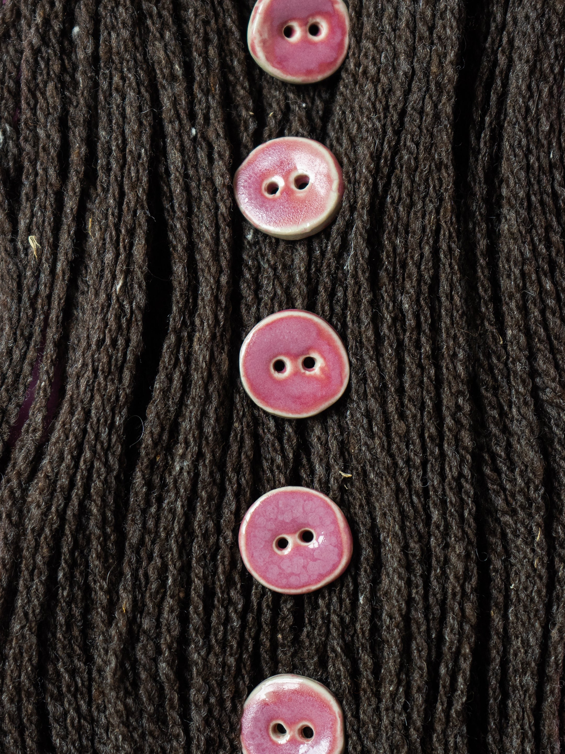 Pink Tulip <br/><small>23mm Ceramic Linda's Button</small>