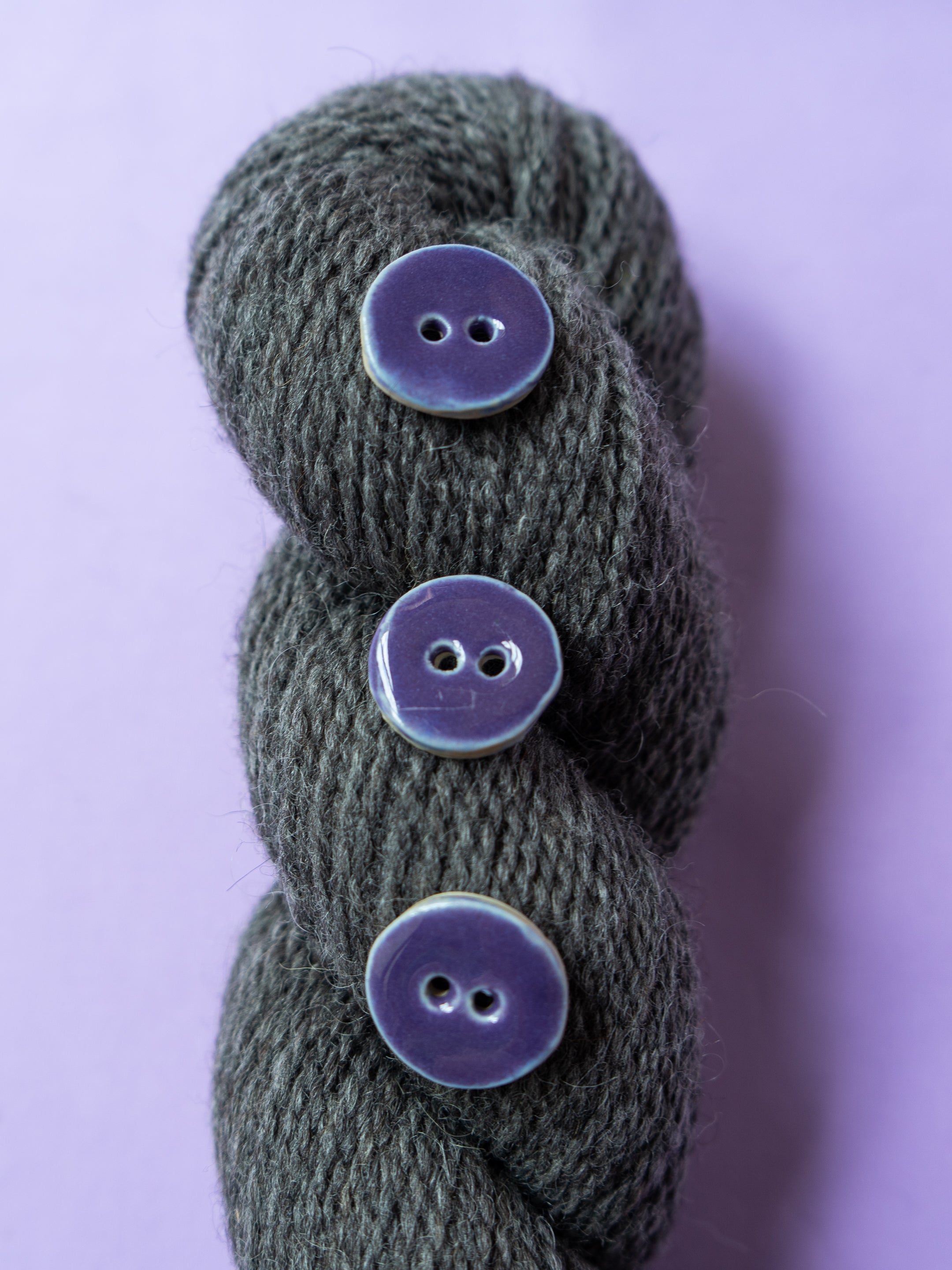 Purple Tulip <br/><small>23mm Ceramic Linda's Button</small>