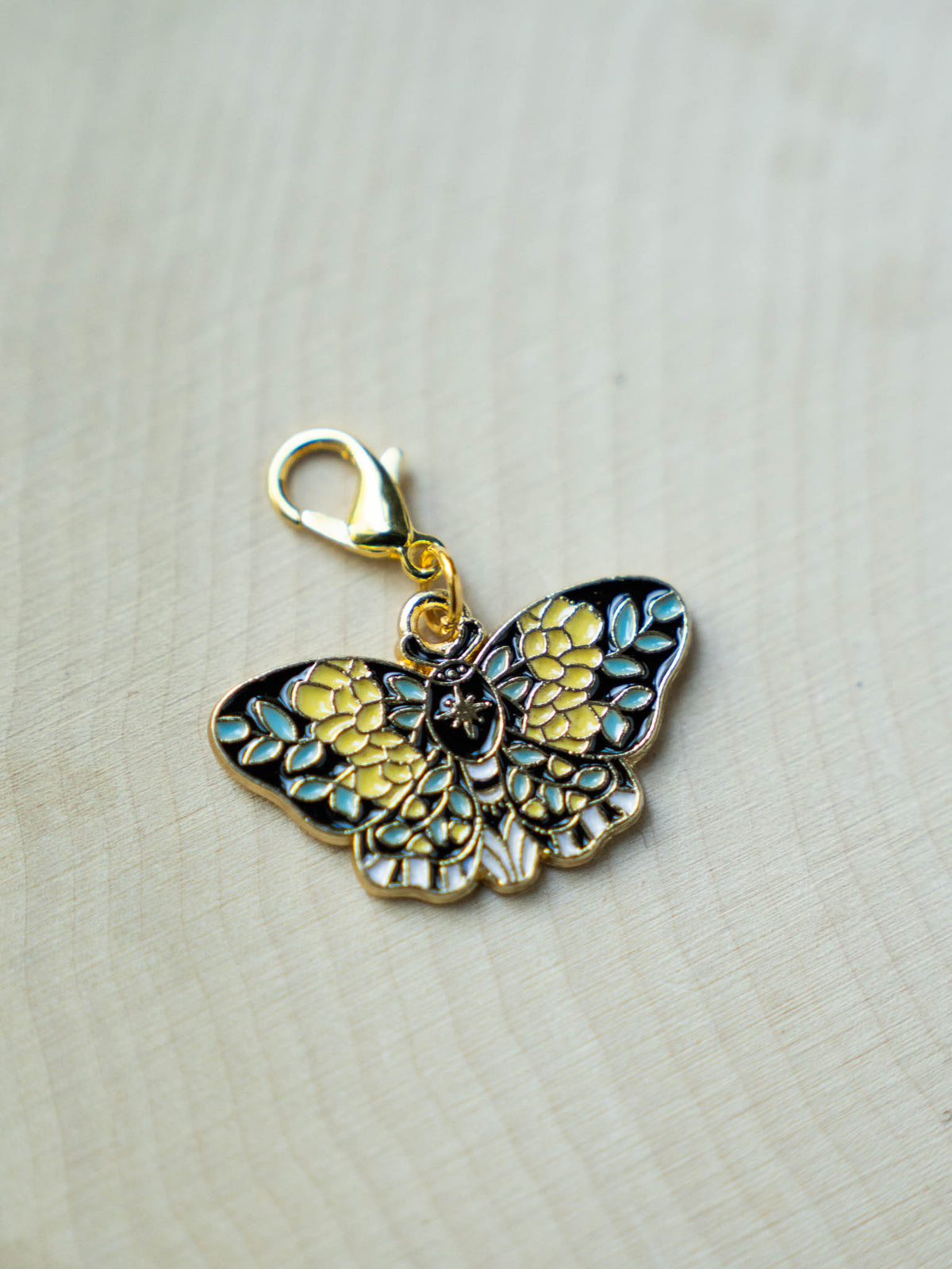 Colorful Moth Stitch Markers