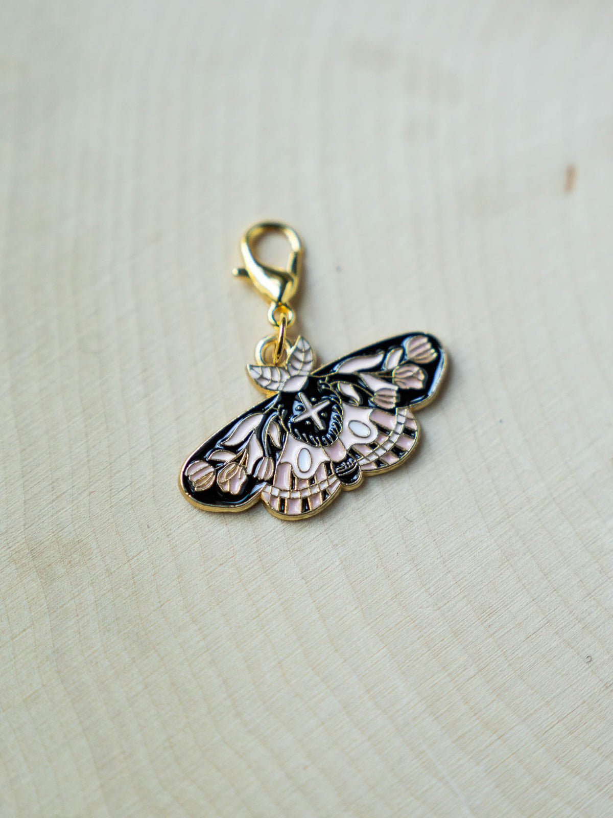 Colorful Moth Stitch Markers
