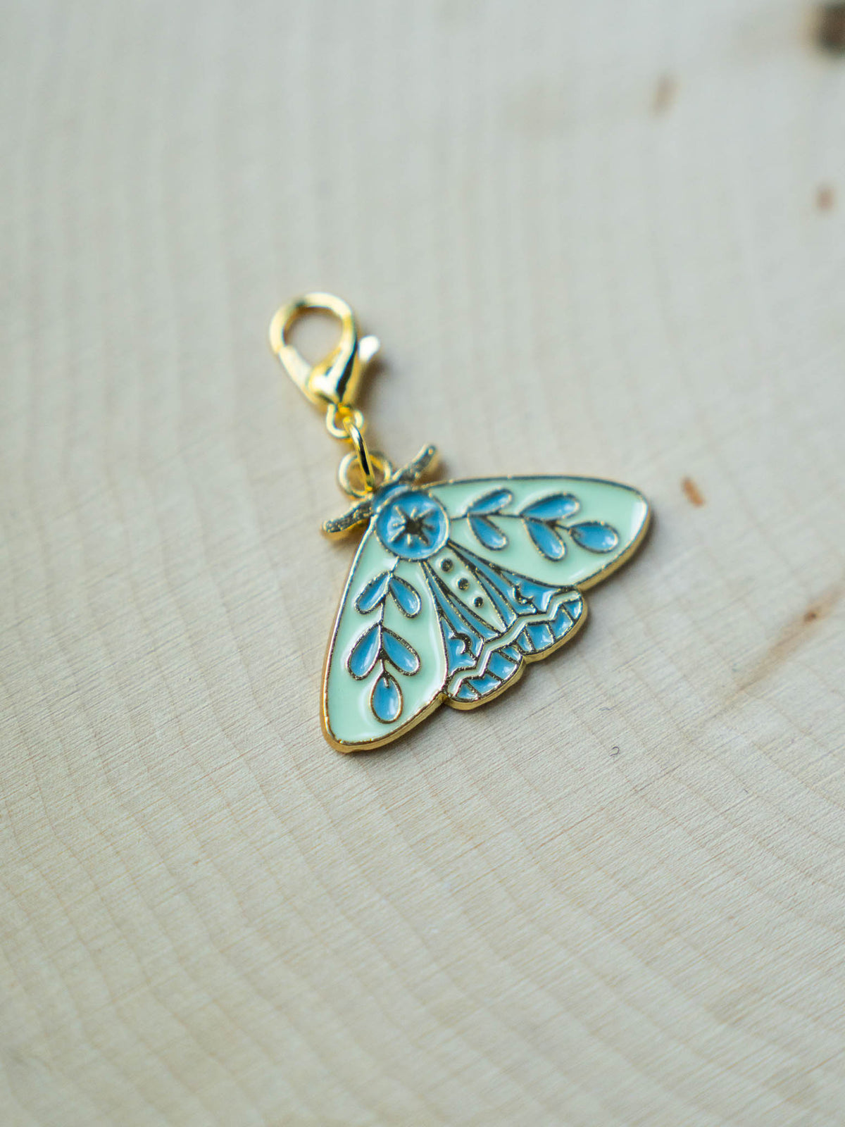 Colorful Moth Stitch Markers