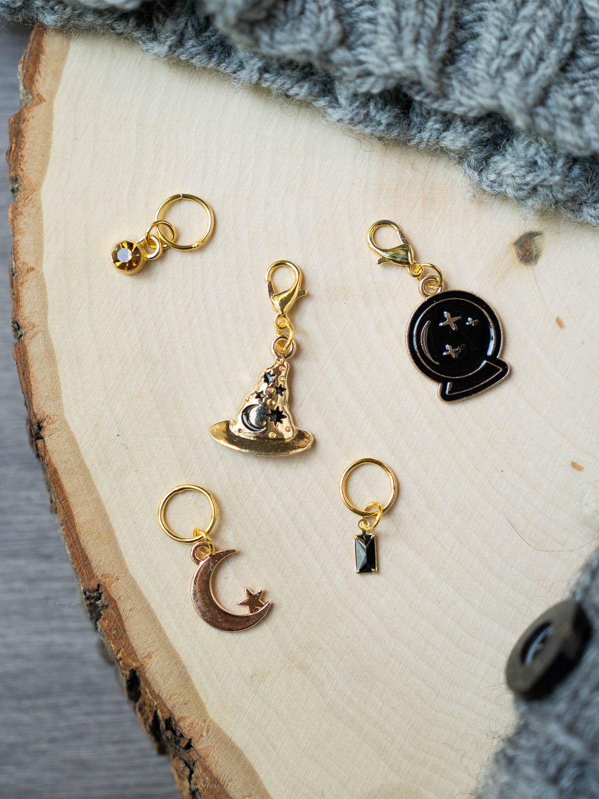 Mystical Magic Stitch Marker Set of 5