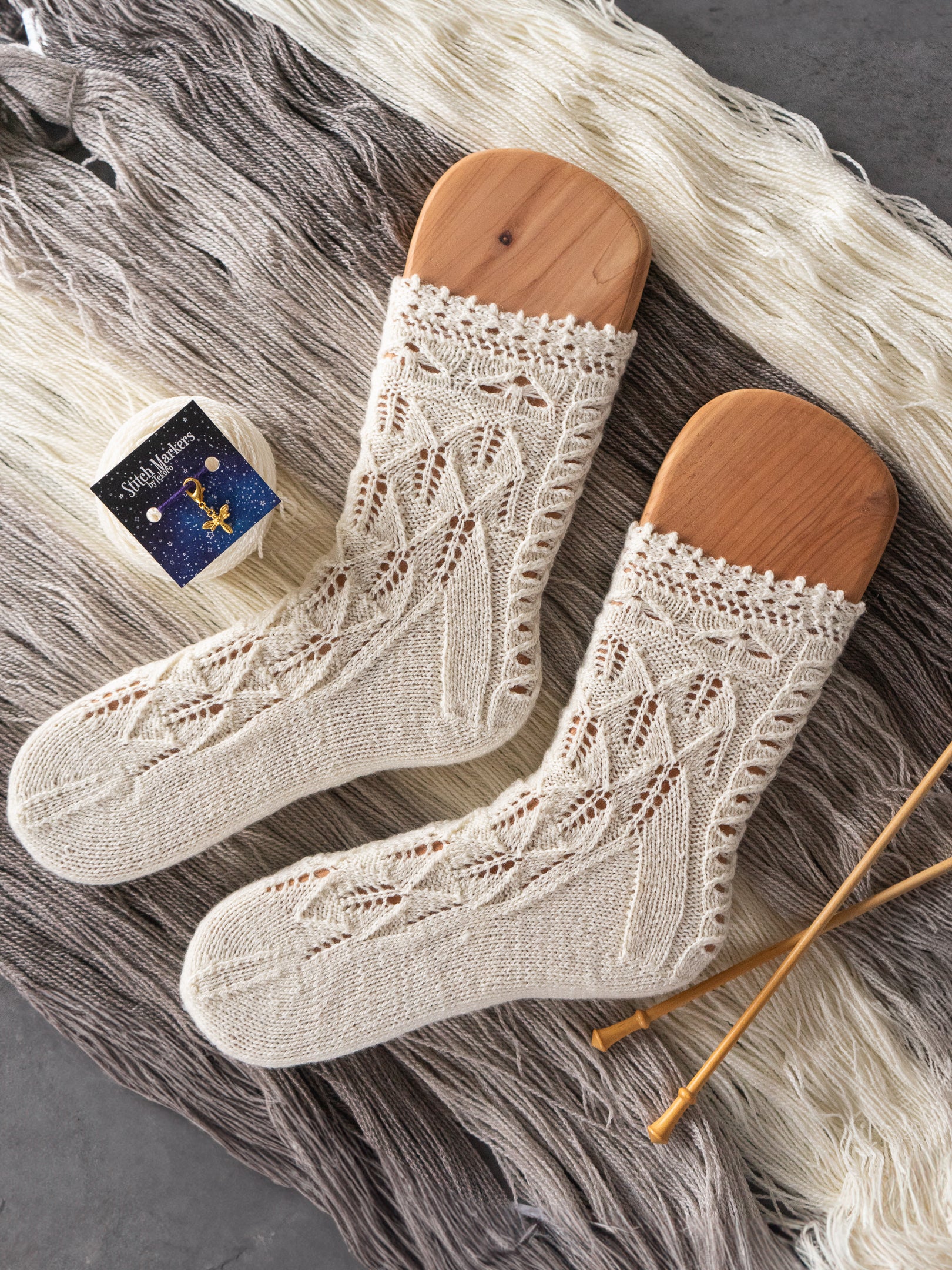 Marie Antoinette Sock Kit <br><small>yarn & knitting pattern kit</small>