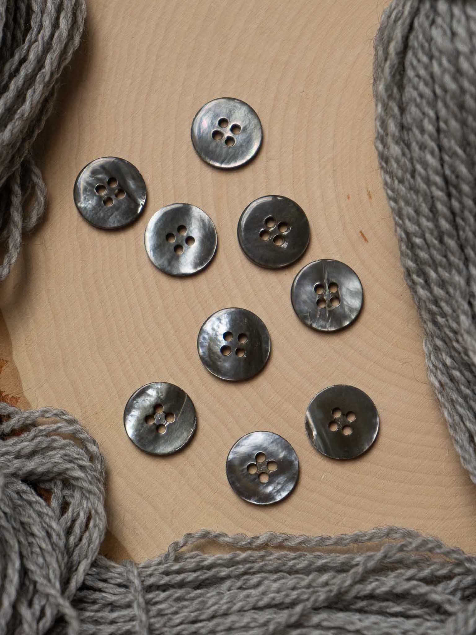 Mist <br/><small>Vintage Mother of Pearl Button</small>