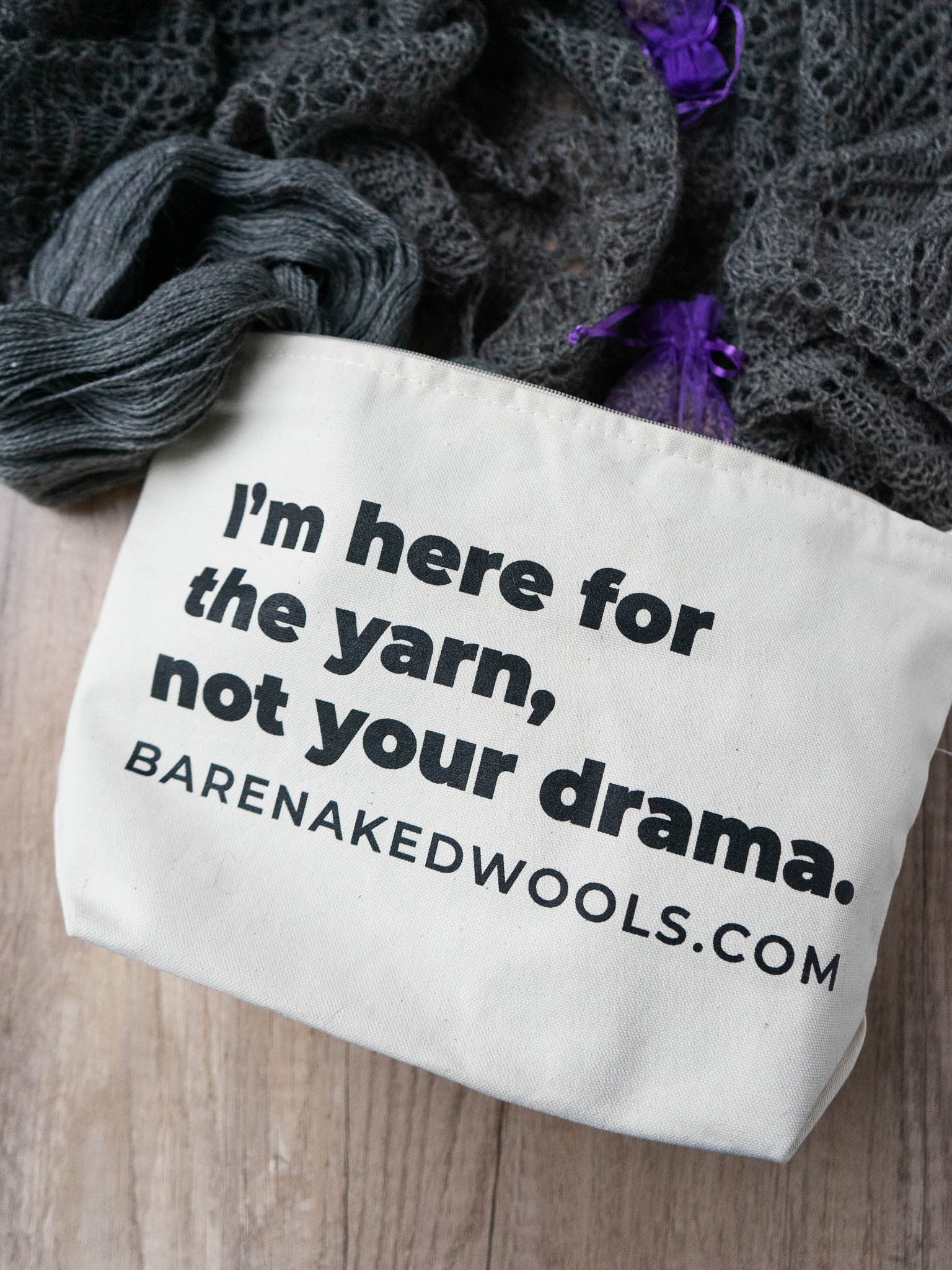 "Yarn Drama" Project Bag