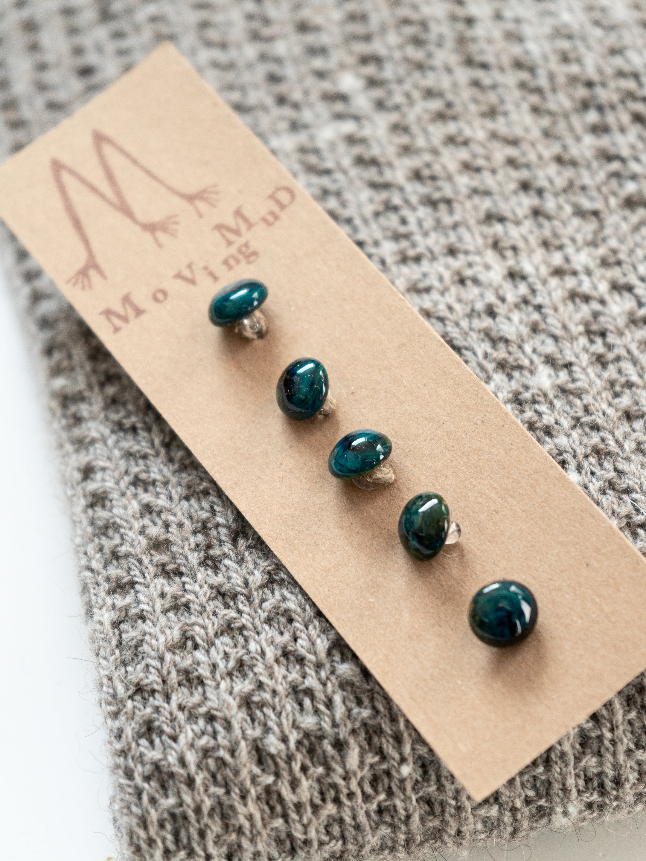 Blue/Green <br/><small>15mm Glass Button Set</small>