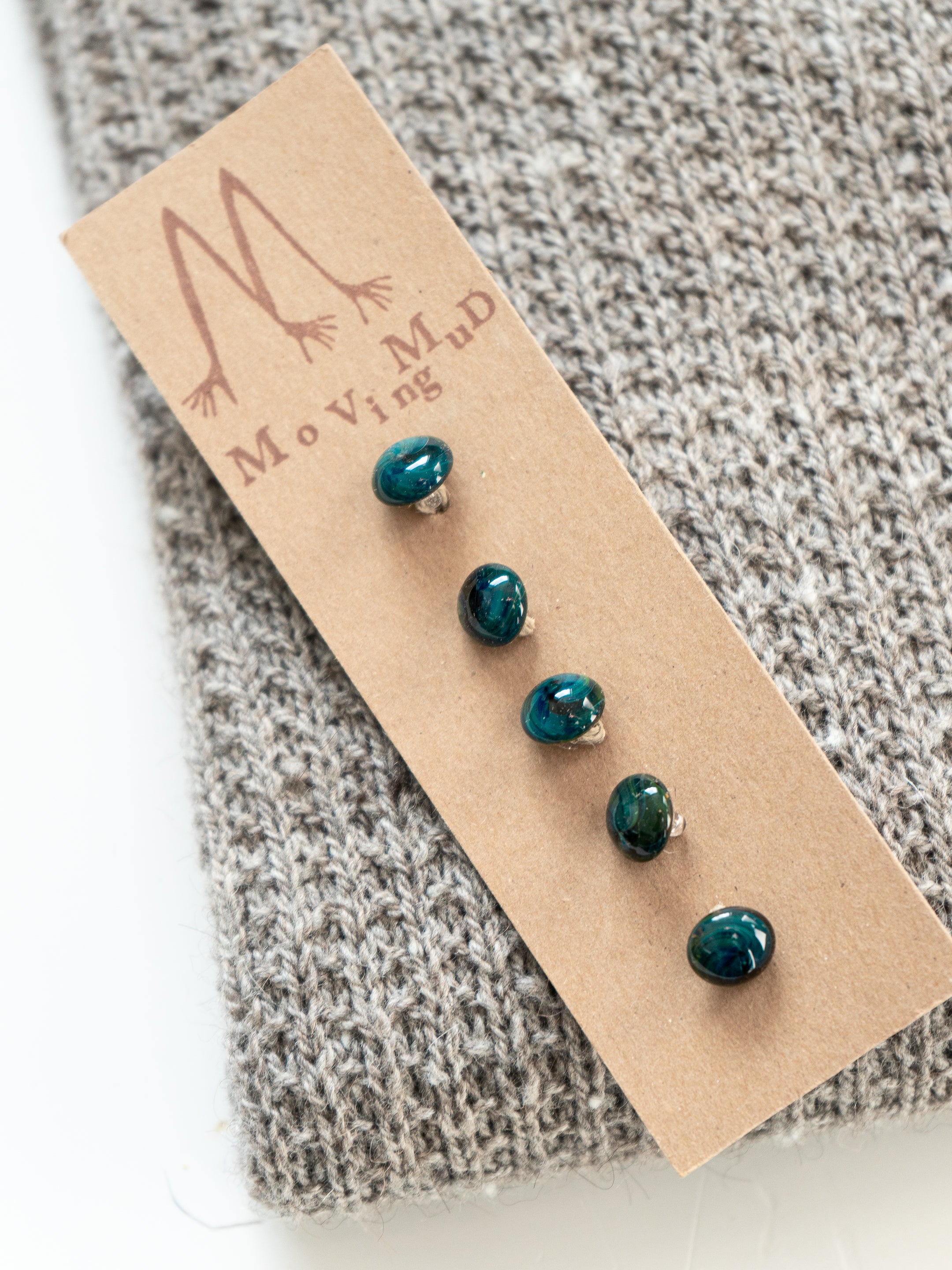 Blue/Green <br/><small>15mm Glass Button Set</small>