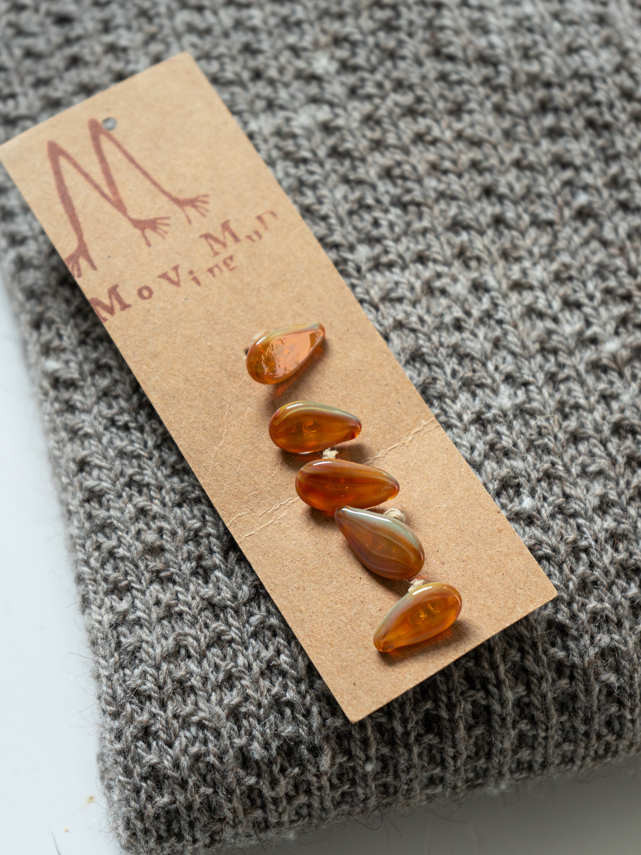 Teardrop <br/><small>14mm - 16mm Glass Button Set</small>