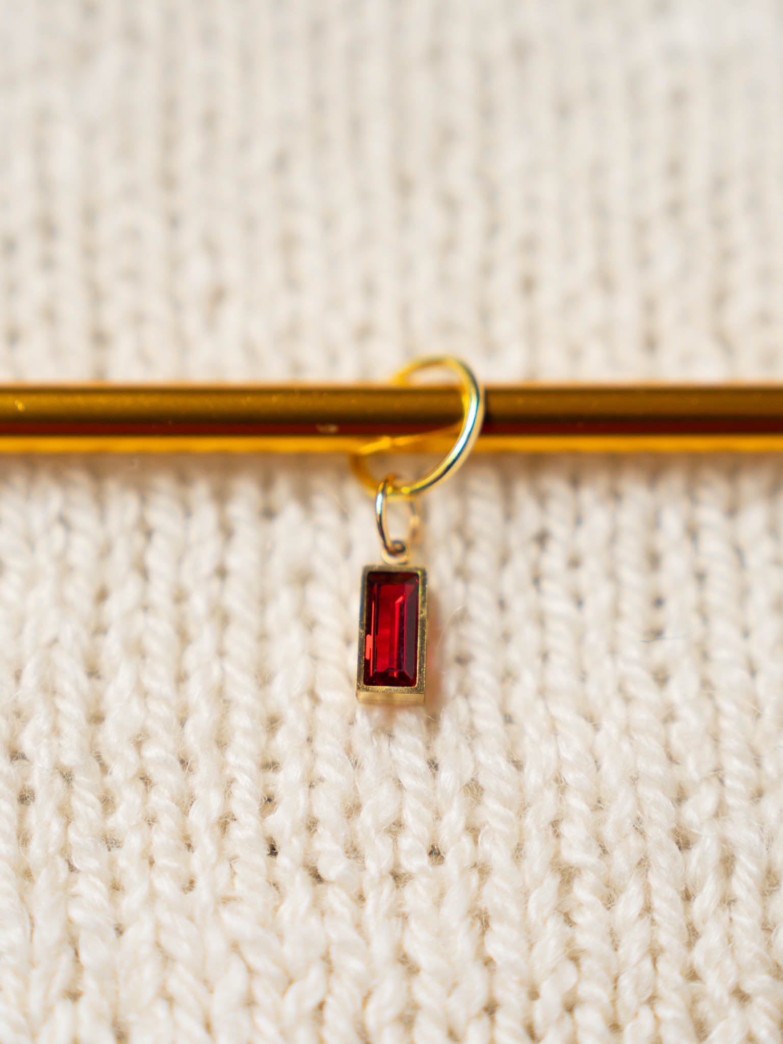 Birthstone Mini Glass Stitch Markers