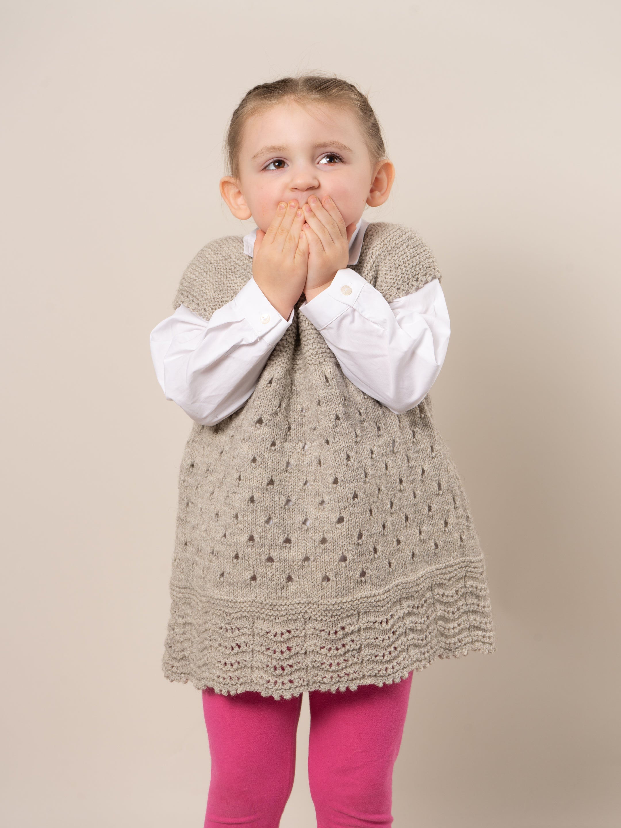 Polkadotty Dress <br/><small>Kids knitting pattern</small>