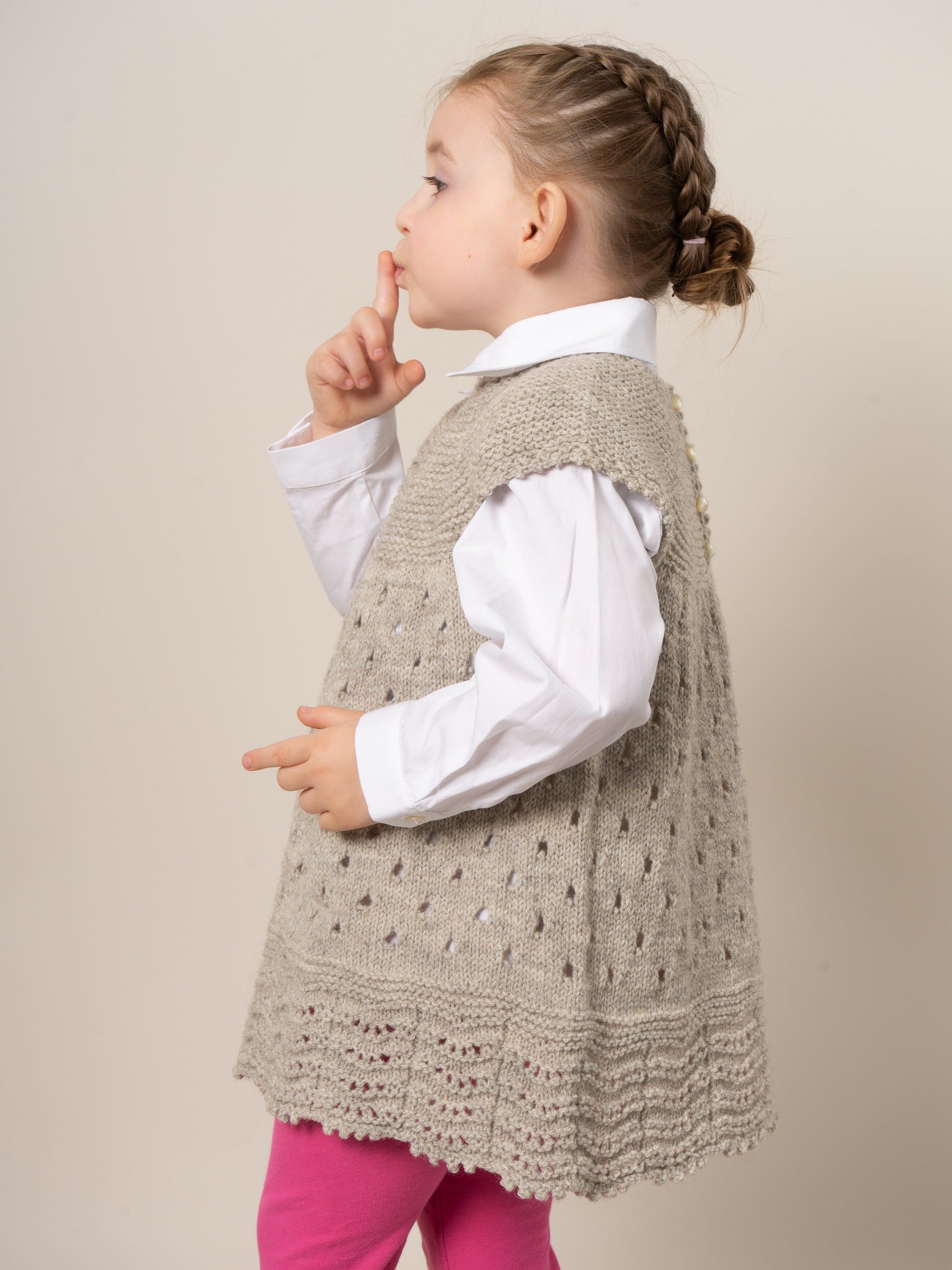 Polkadotty Dress <br/><small>Kids knitting pattern</small>