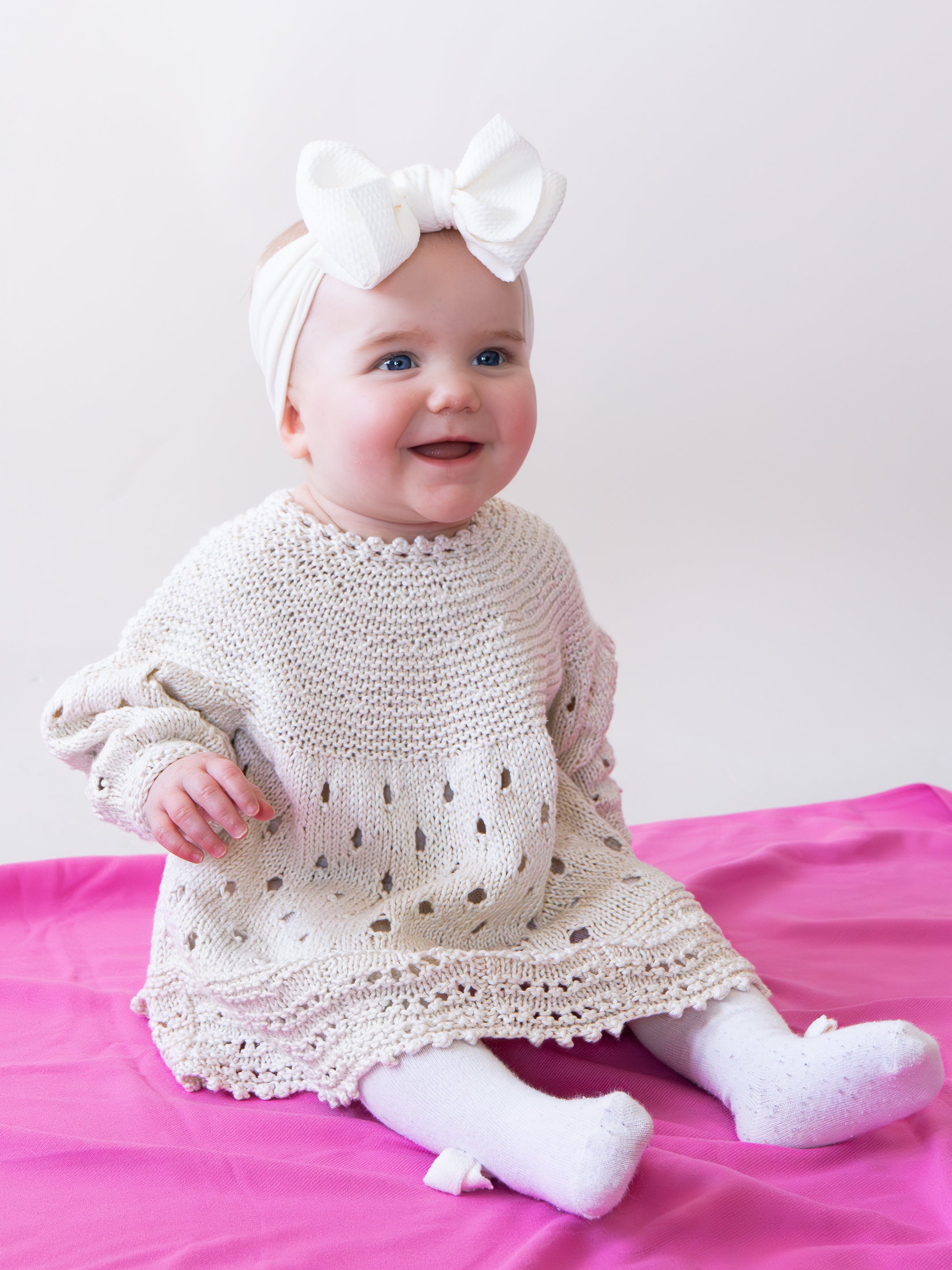 Polkadotty Dress <br/><small>Kids knitting pattern</small>