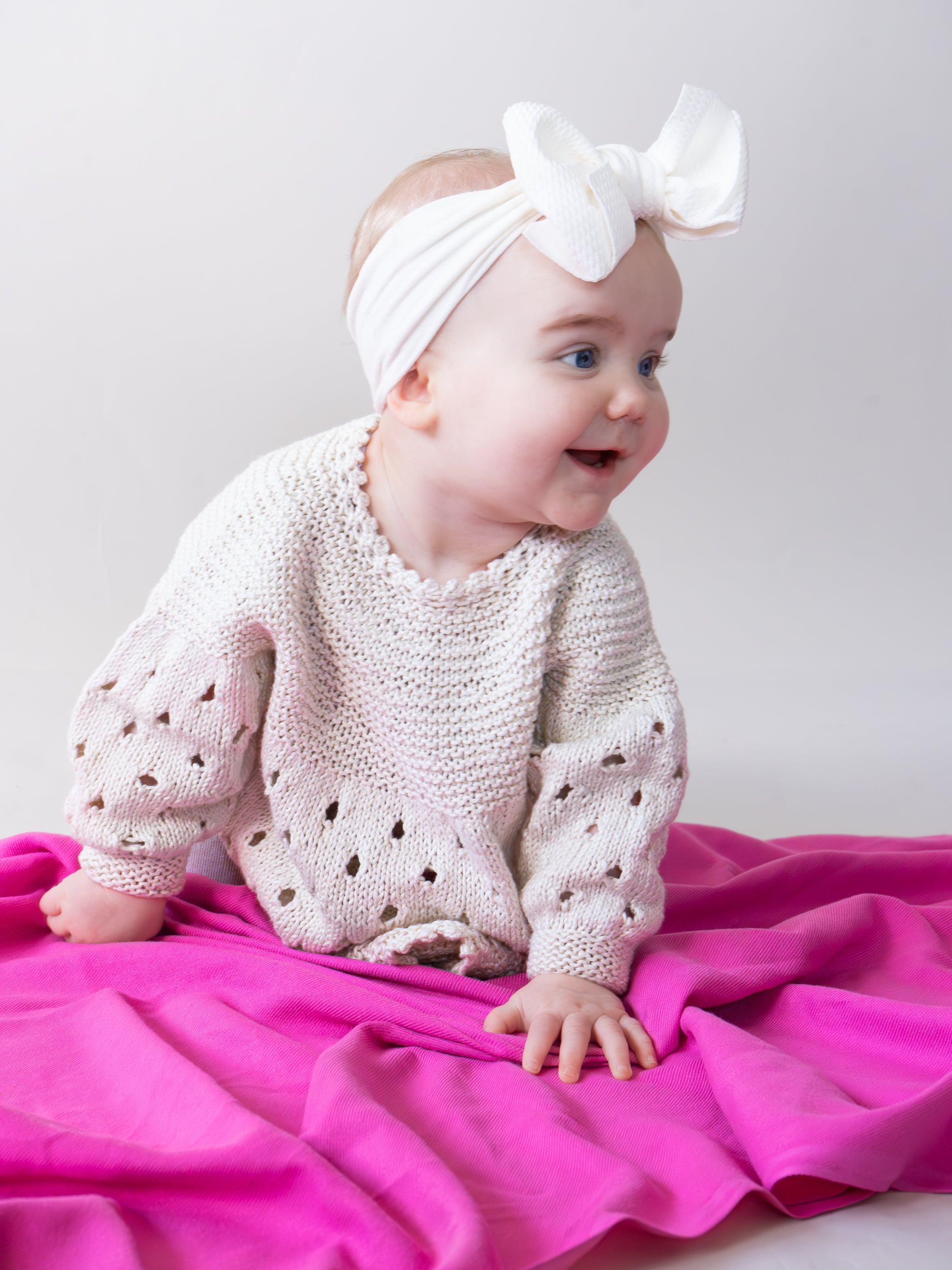 Polkadotty Dress <br/><small>Kids knitting pattern</small>