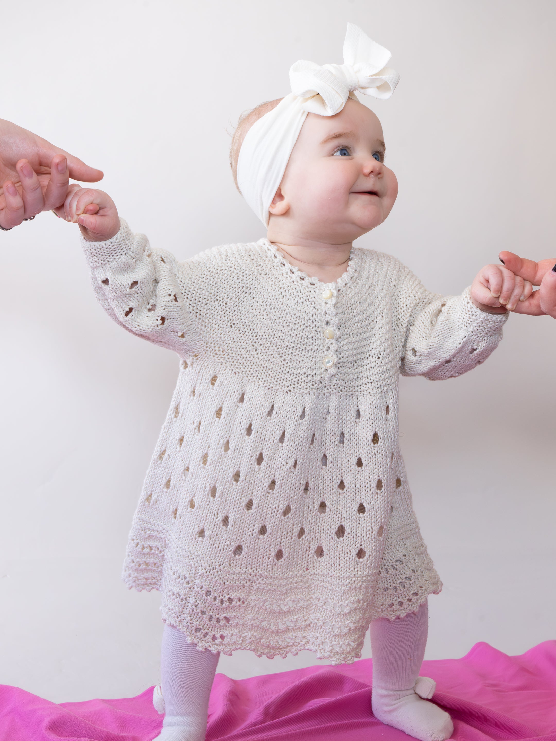 Polkadotty Dress <br/><small>Kids knitting pattern</small>