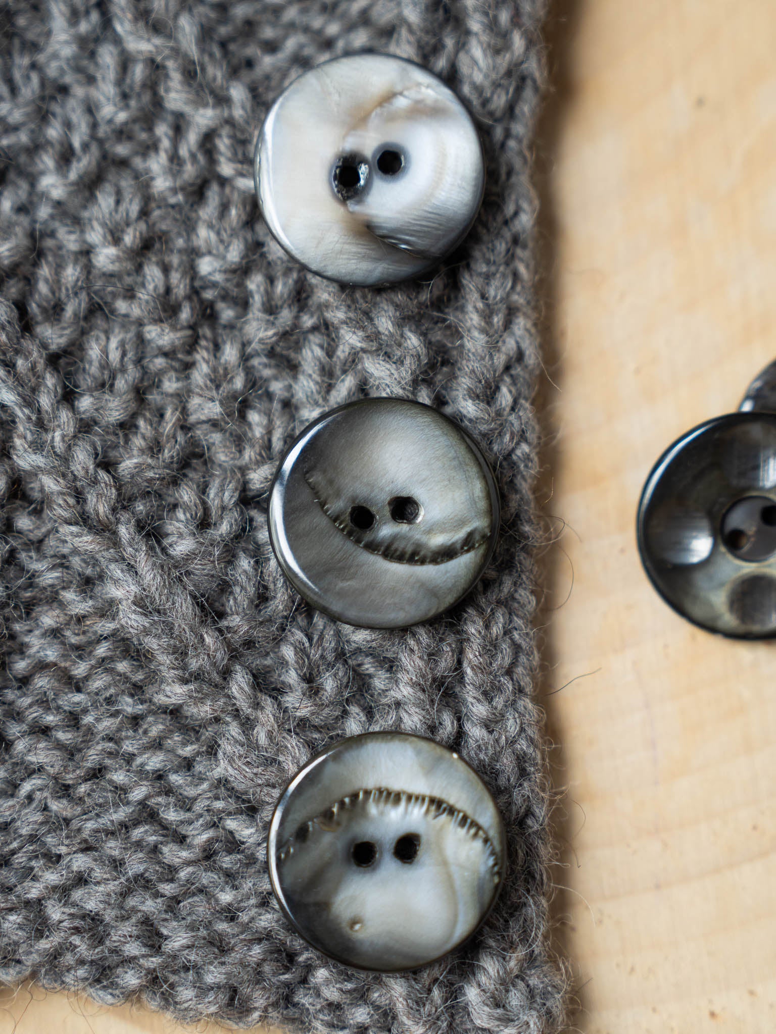 Puddle <br/><small> 22mm Vintage Mother of Pearl Button</small>