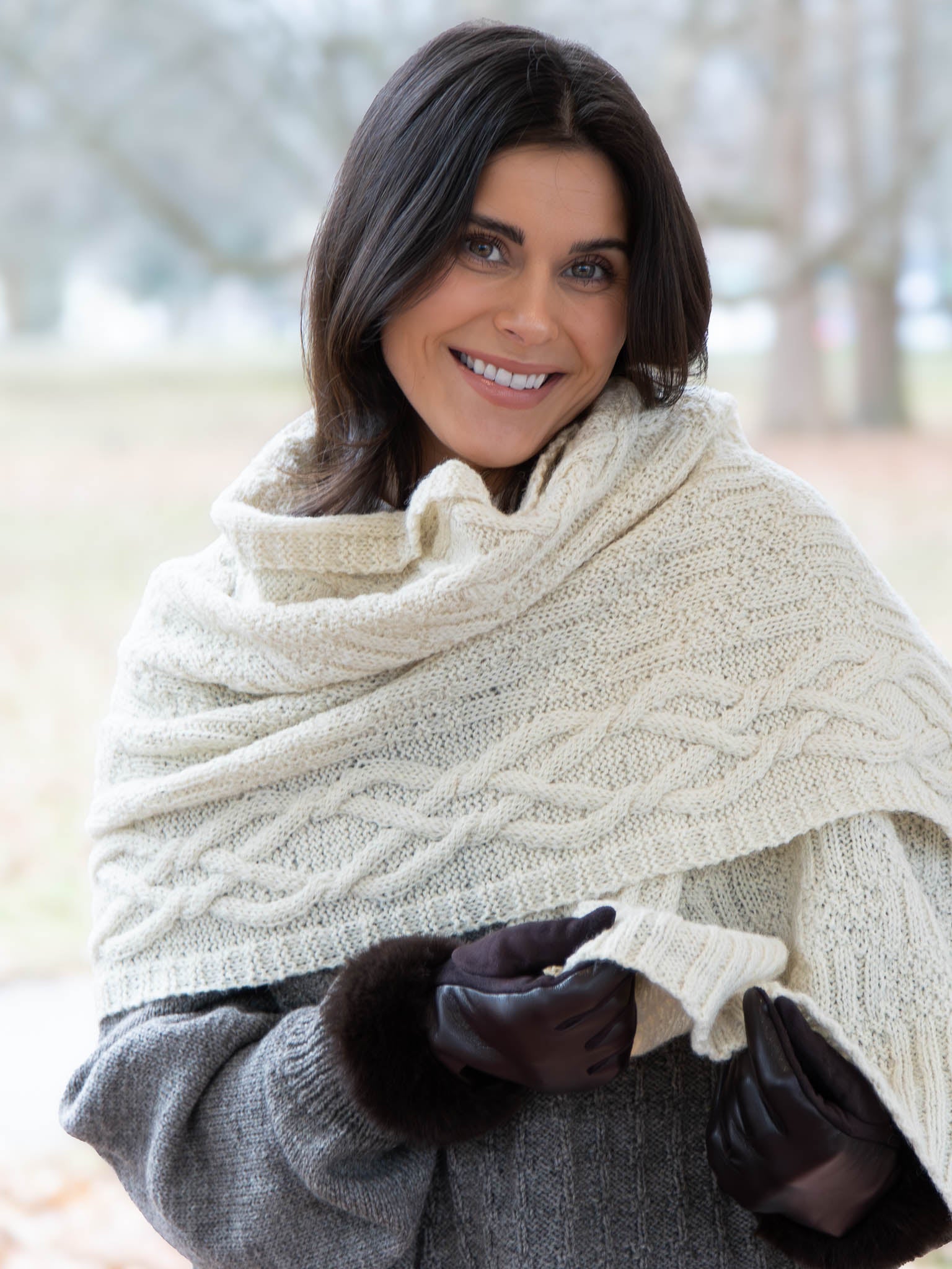 Quay Street <br/><small>wrap or blanket knitting pattern</small>