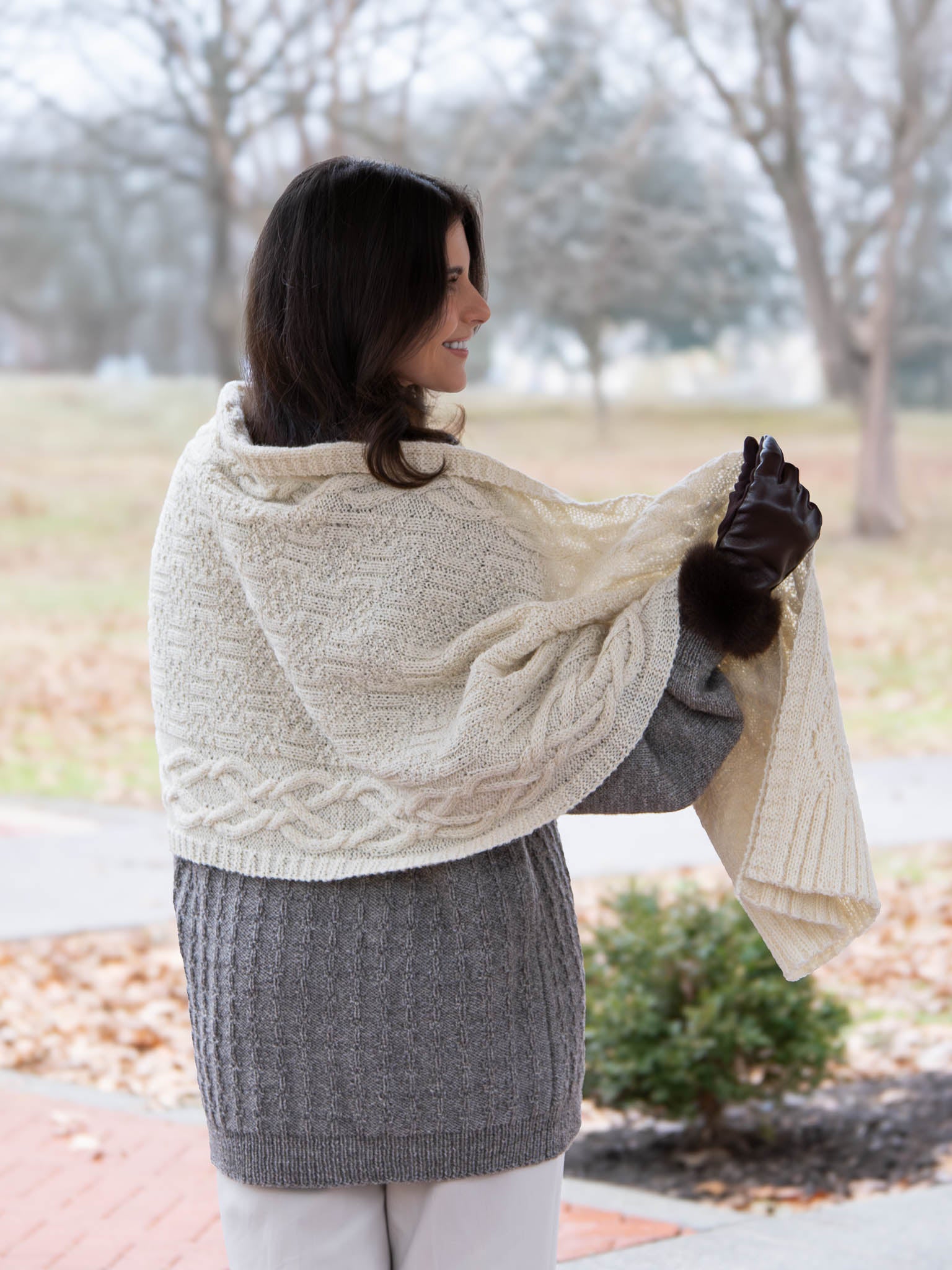 Quay Street <br/><small>wrap or blanket knitting pattern</small>