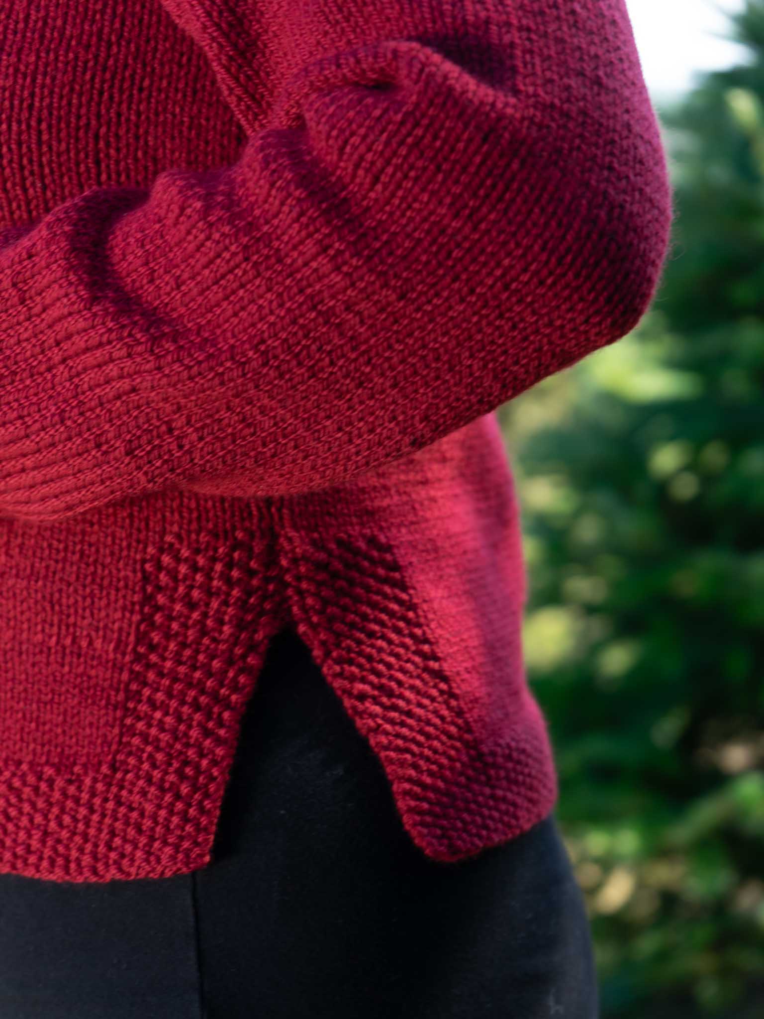 Rough Edges Pullover by Anne Hanson <br/><small>Featured Festivus Pattern</small>