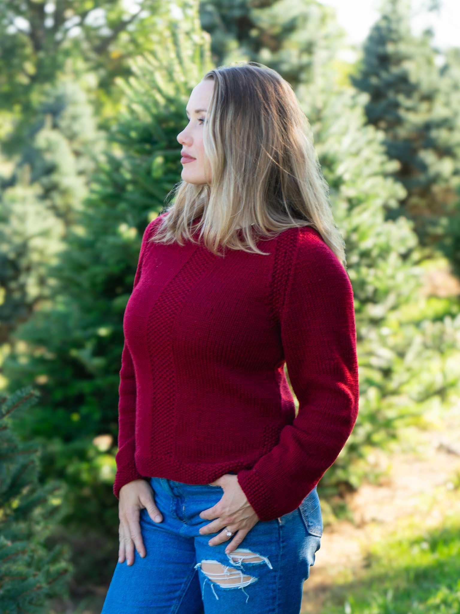 Rough Edges Pullover by Anne Hanson <br/><small>Featured Festivus Pattern</small>