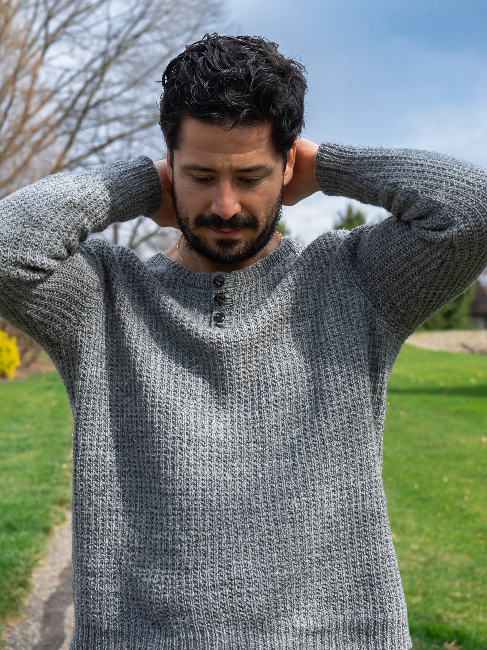 Rough Cut sweater <br/><small>knitting pattern</small>