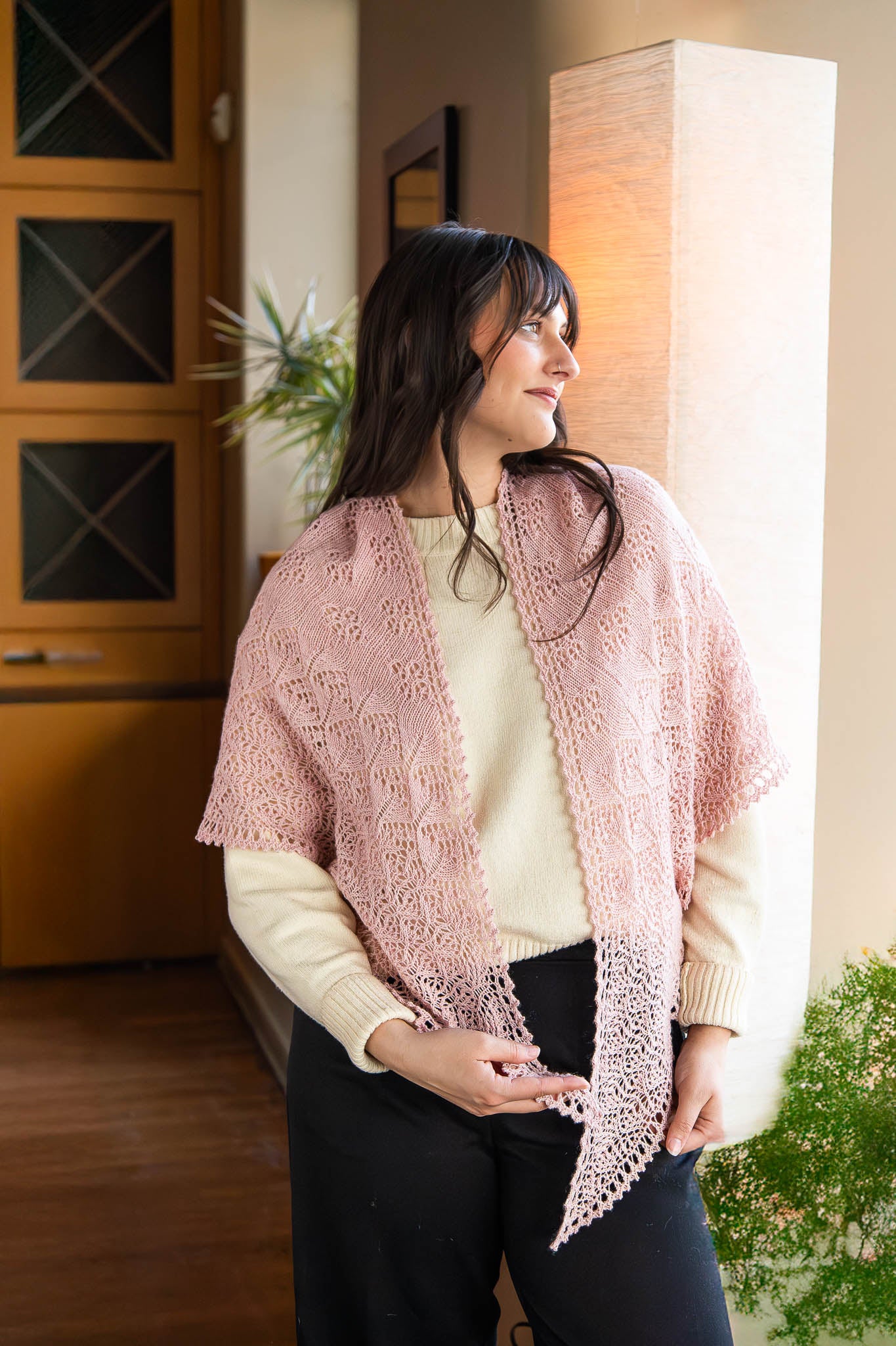 Sakura Fubuki <br/><small> lace shawl knitting pattern</small>