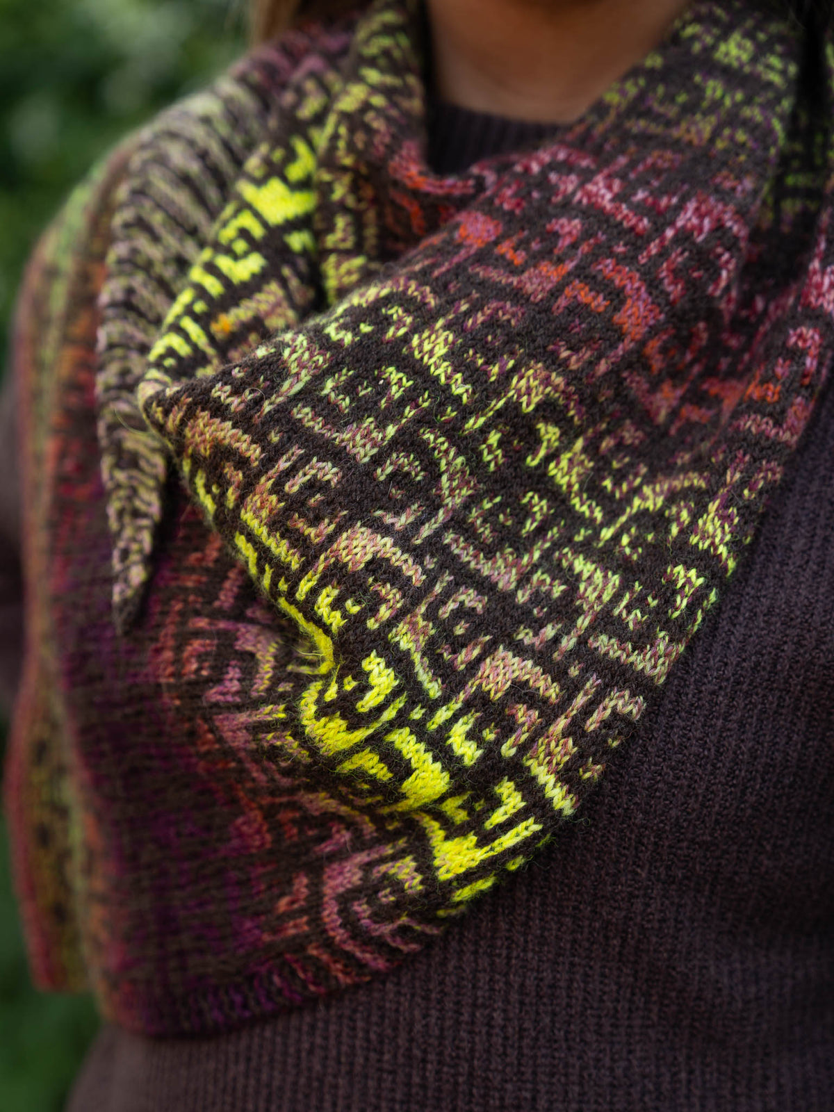 Scribble Shawl<br/><small>shawl knitting pattern</small>
