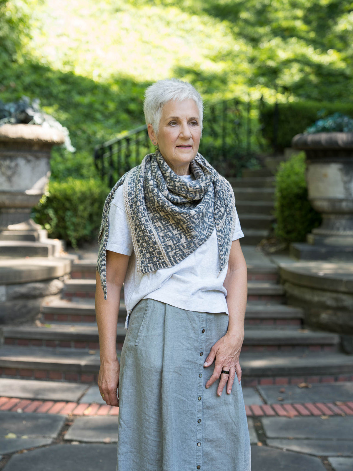 Scribble Shawl<br/><small>shawl knitting pattern</small>