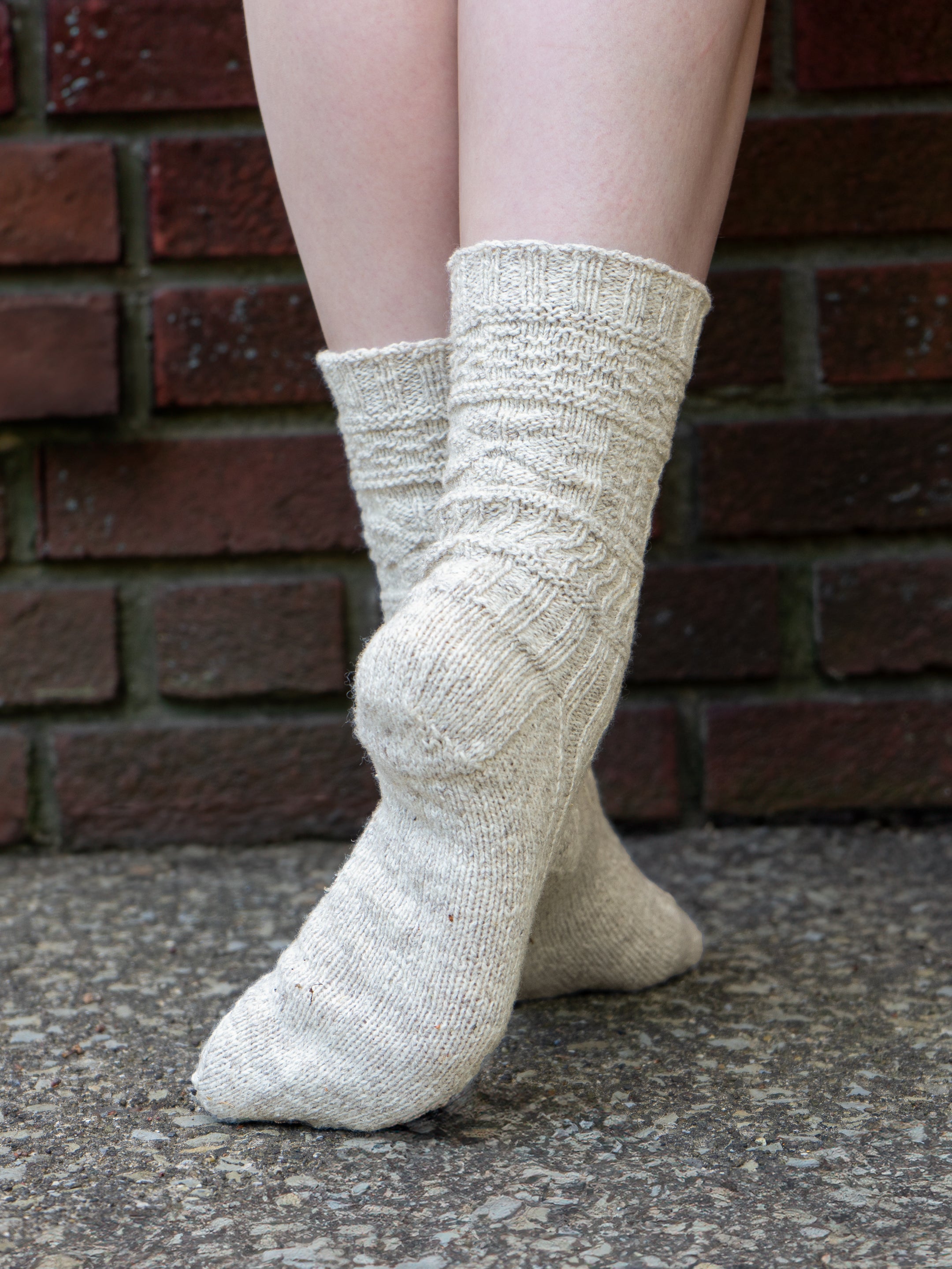 Starfish Gansey Sock <br/><small>knitting pattern</small>