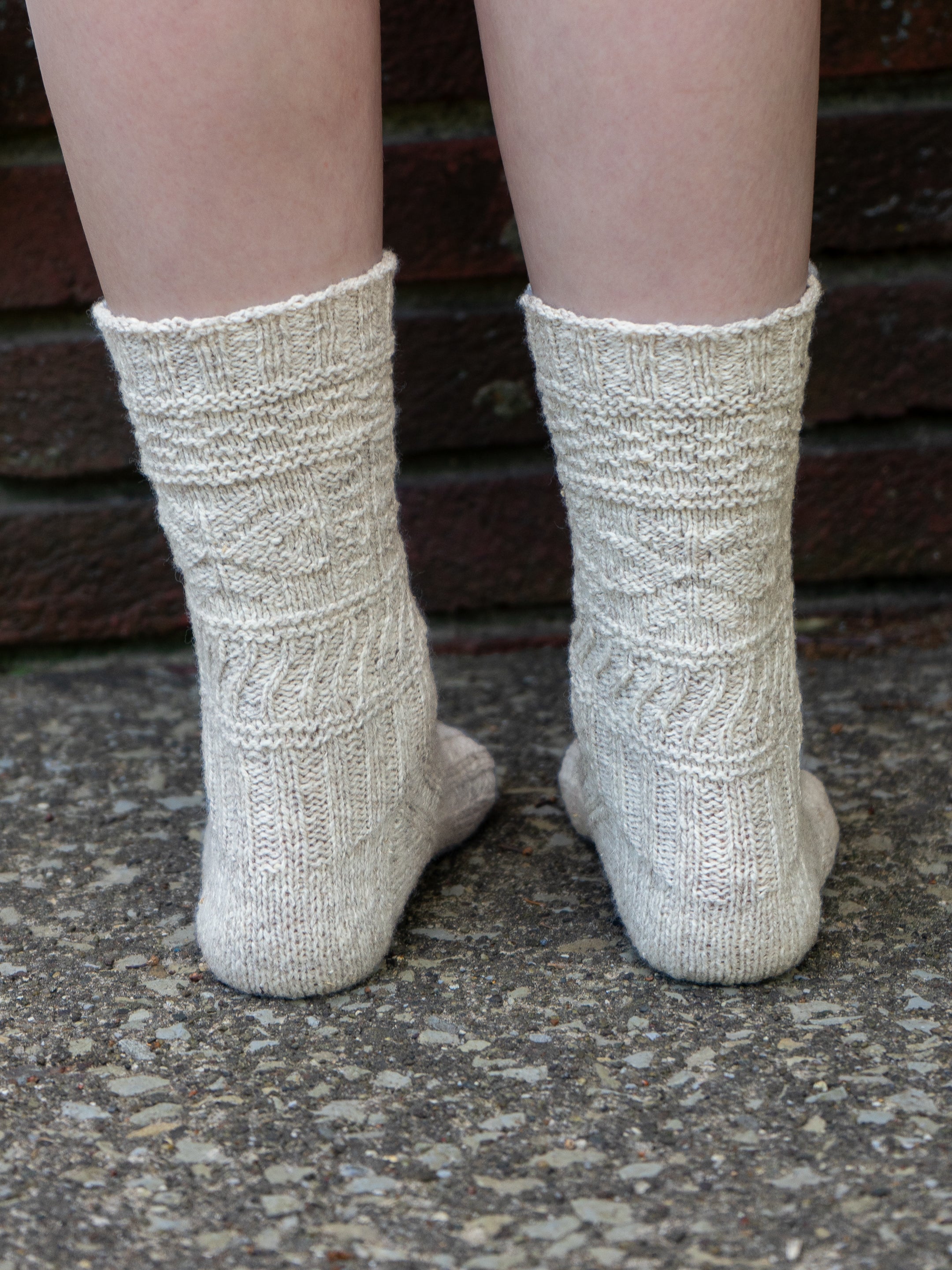 Starfish Gansey Sock <br/><small>knitting pattern</small>