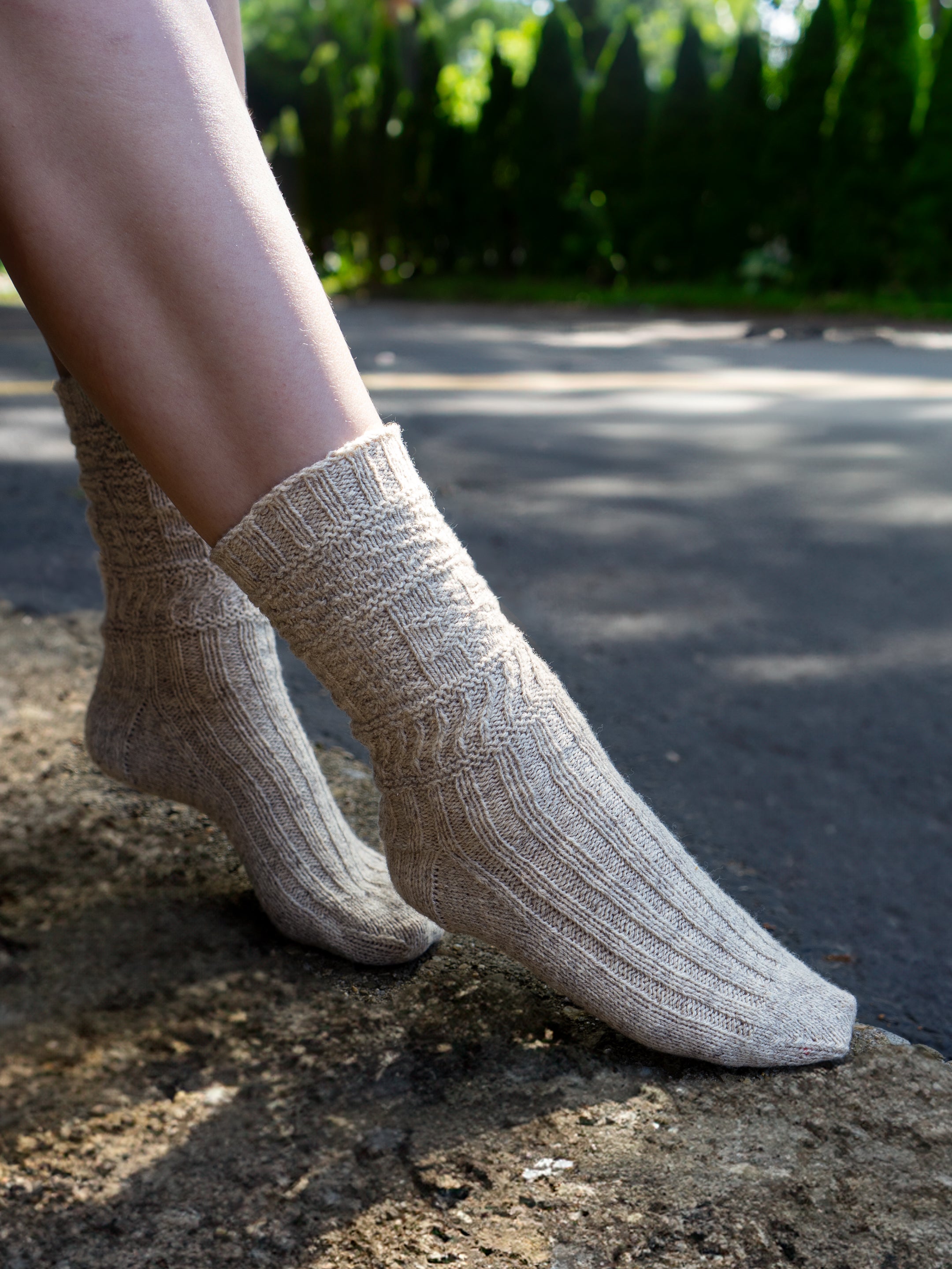 Starfish Gansey Sock Kit <br><small>yarn & knitting pattern kit</small>