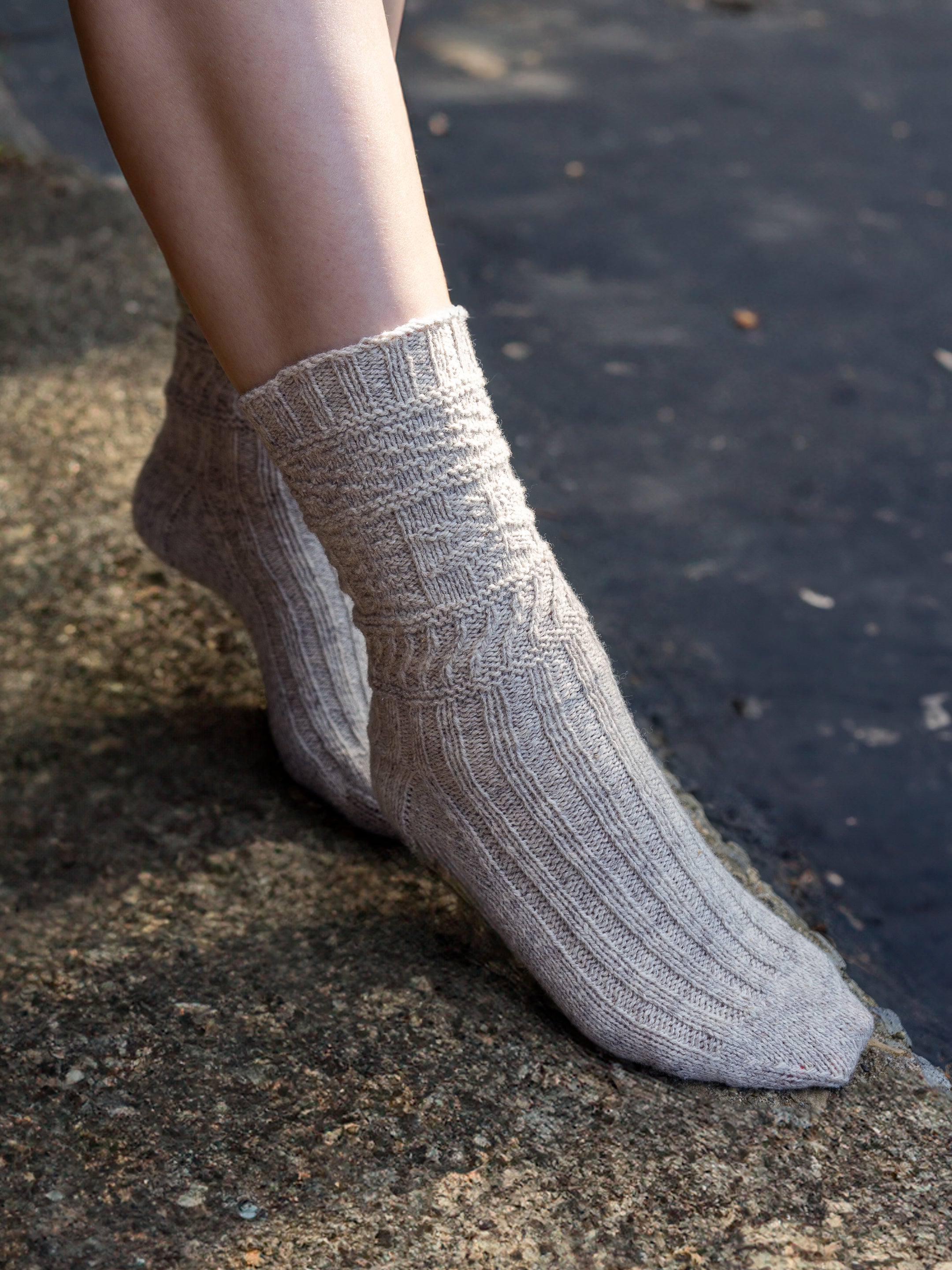 Starfish Gansey Sock Kit <br><small>yarn & knitting pattern kit</small>