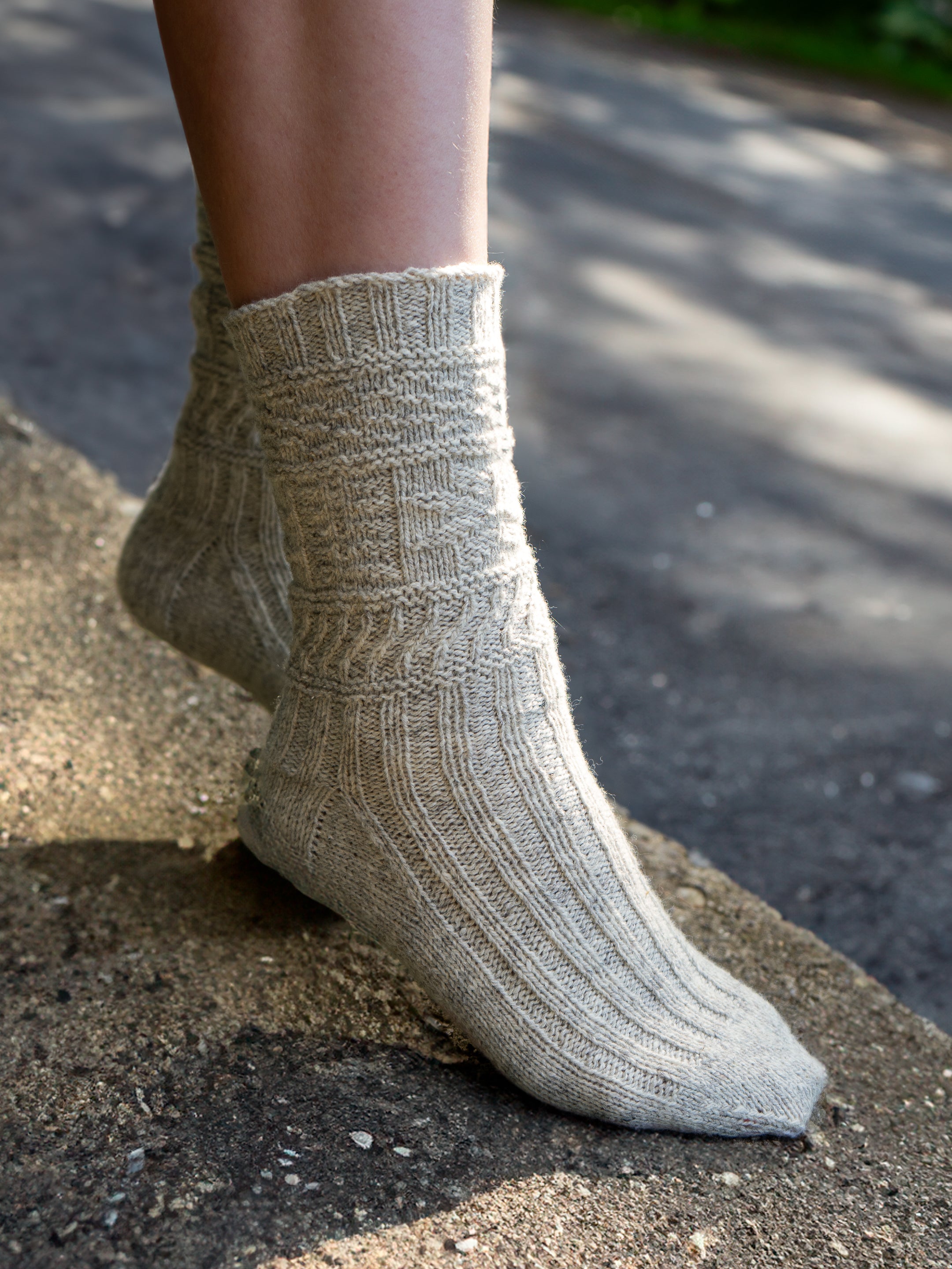 Starfish Gansey Sock Kit <br><small>yarn & knitting pattern kit</small>