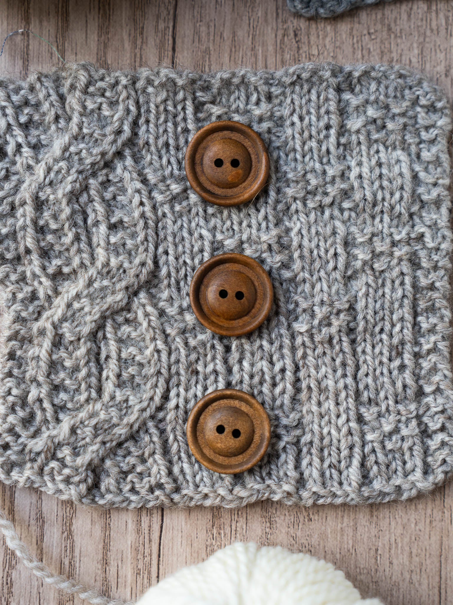 Timber <br/><small> 25mm Wooden Button</small>