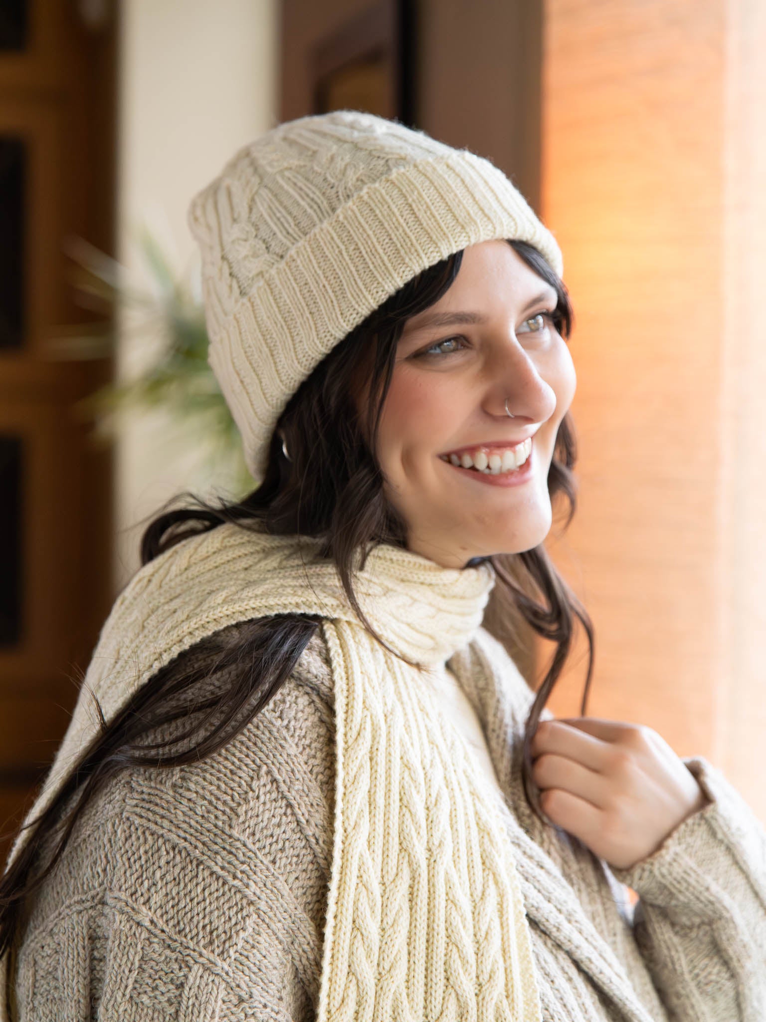 Vanilla Velvet Cap <br/><small>hat knitting pattern</small>