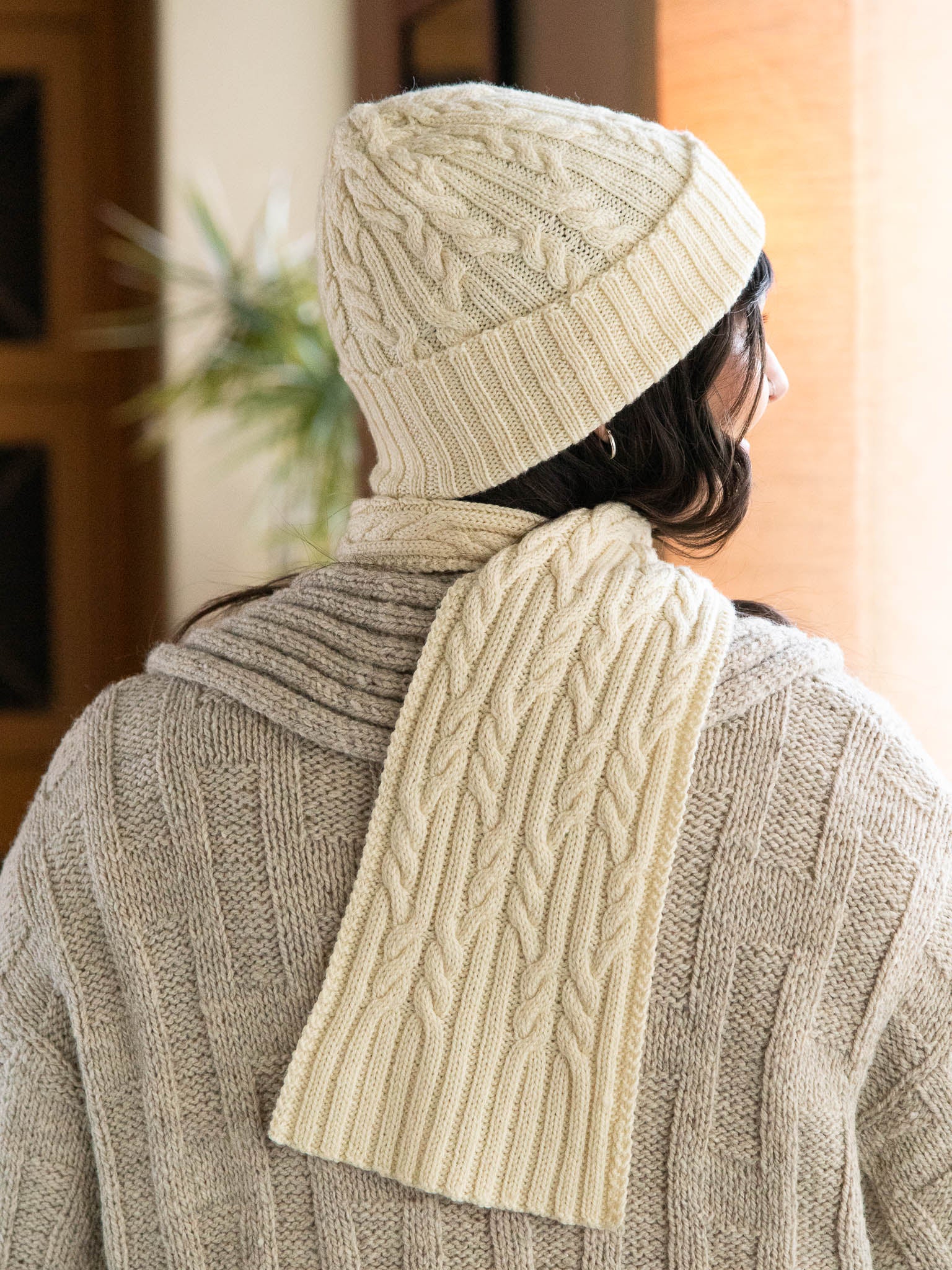 Vanilla Velvet Cap Knit Kit