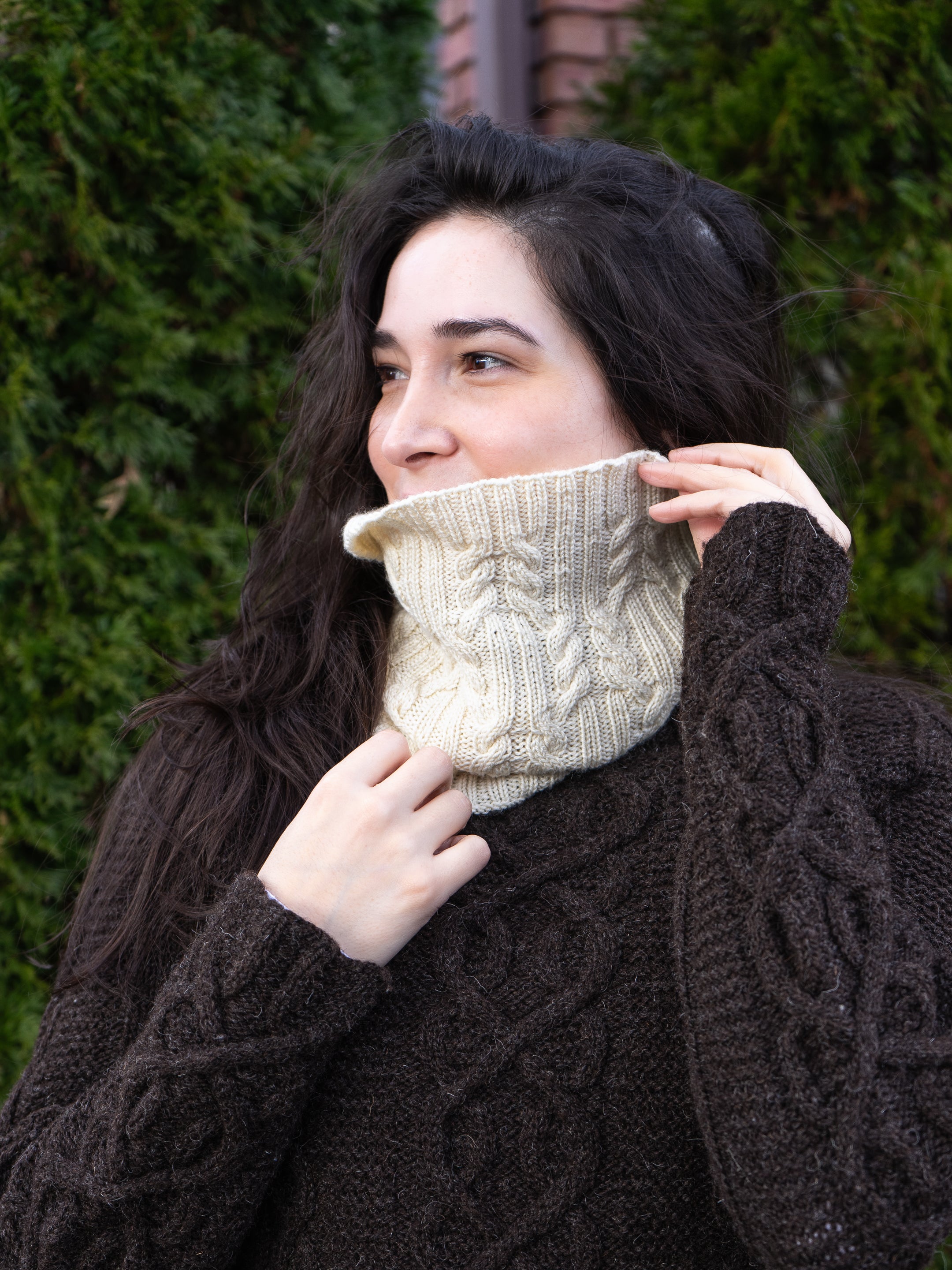 Vanilla Velvet Scarf or Cowl Kit <br><small>yarn & knitting pattern kit</small>