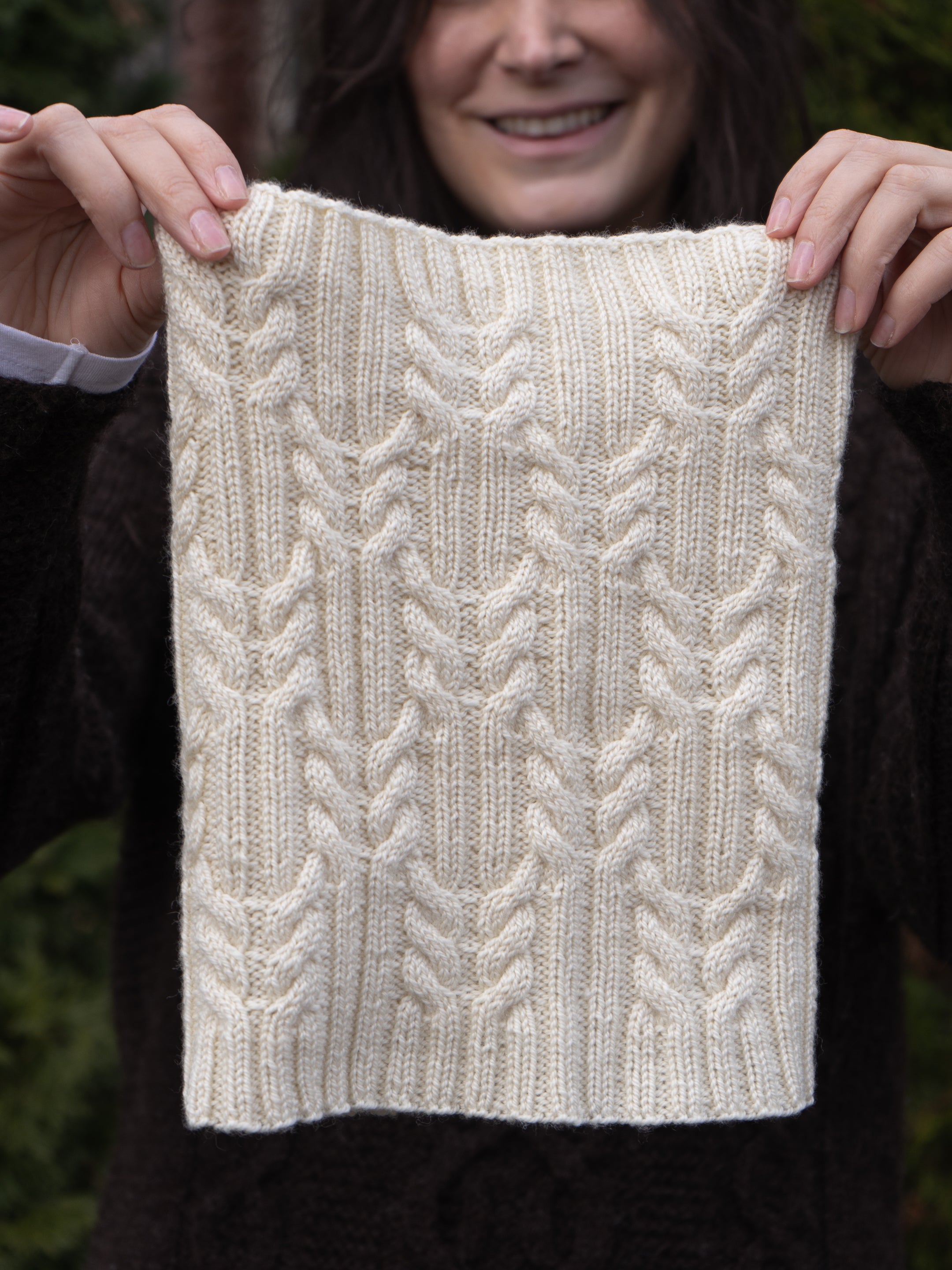 Vanilla Velvet Scarf or Cowl Kit <br><small>yarn & knitting pattern kit</small>