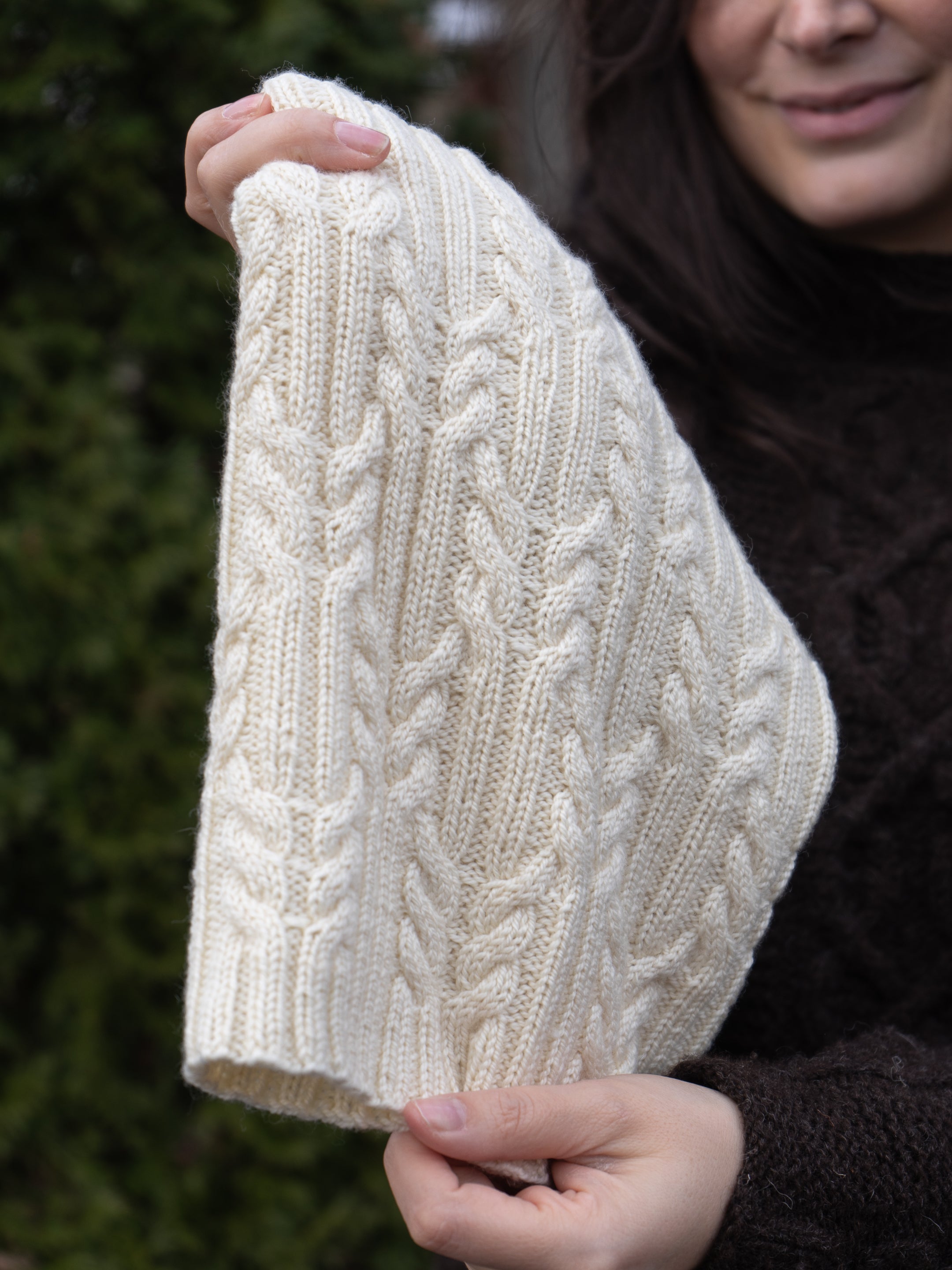 Vanilla Velvet Scarf or Cowl Kit <br><small>yarn & knitting pattern kit</small>