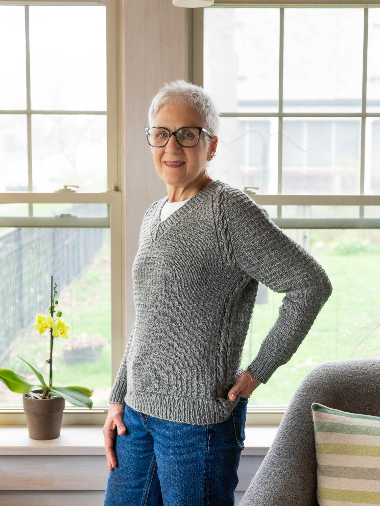 Wintergrain <br/><small>sweater knitting pattern</small>