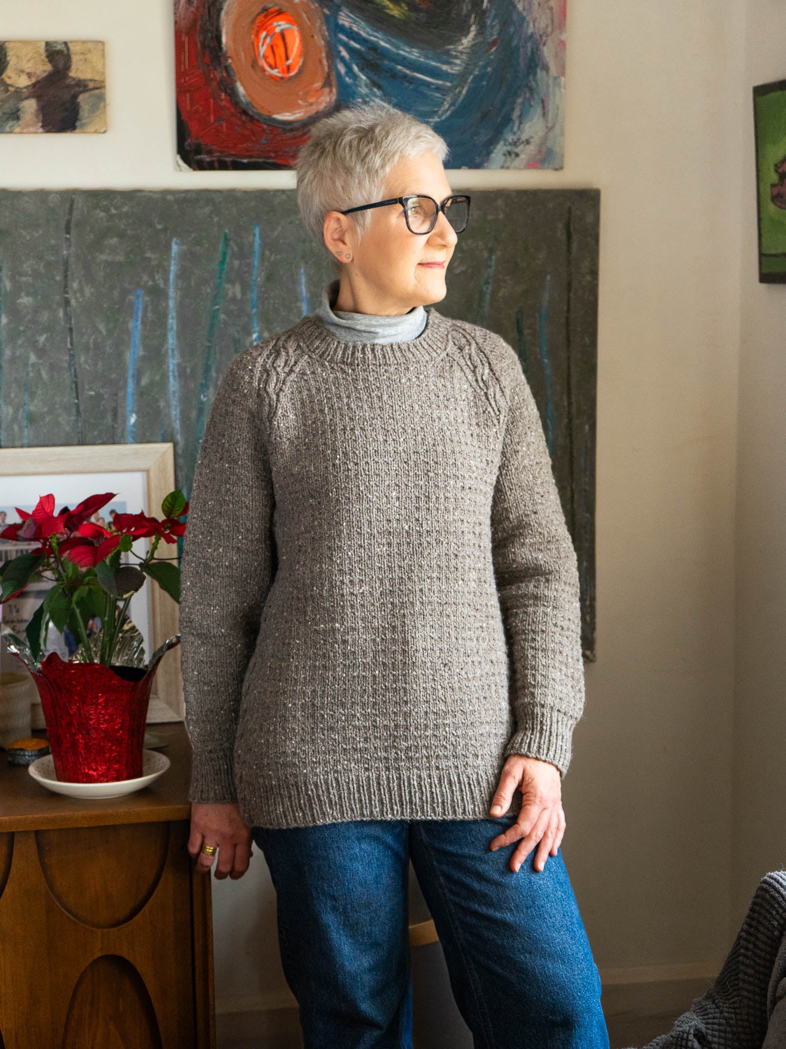 Wintergrain <br/><small>sweater knitting pattern</small>