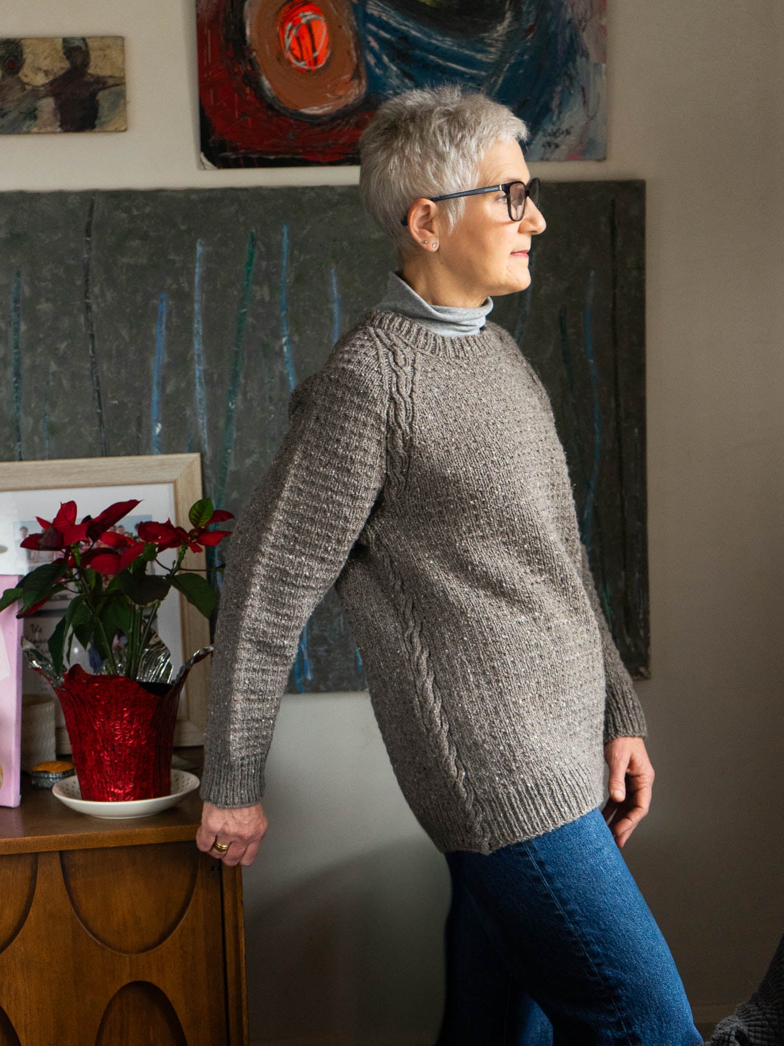 Wintergrain <br/><small>sweater knitting pattern</small>