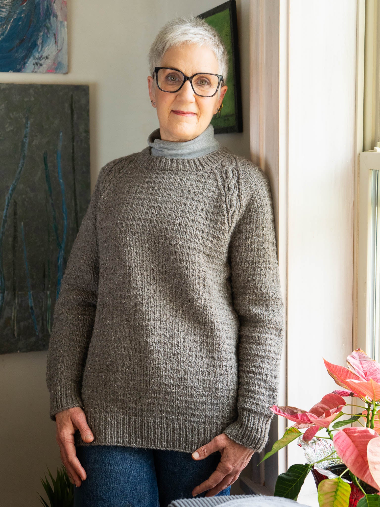 Wintergrain <br/><small>sweater knitting pattern</small>