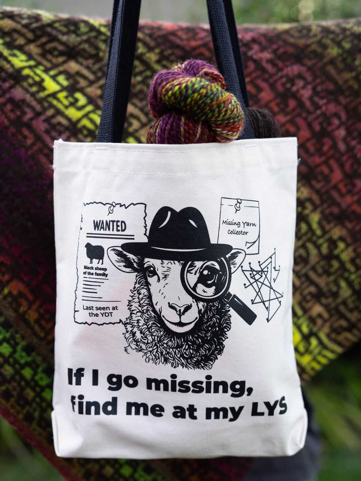 Find me at my LYS Tote Bag