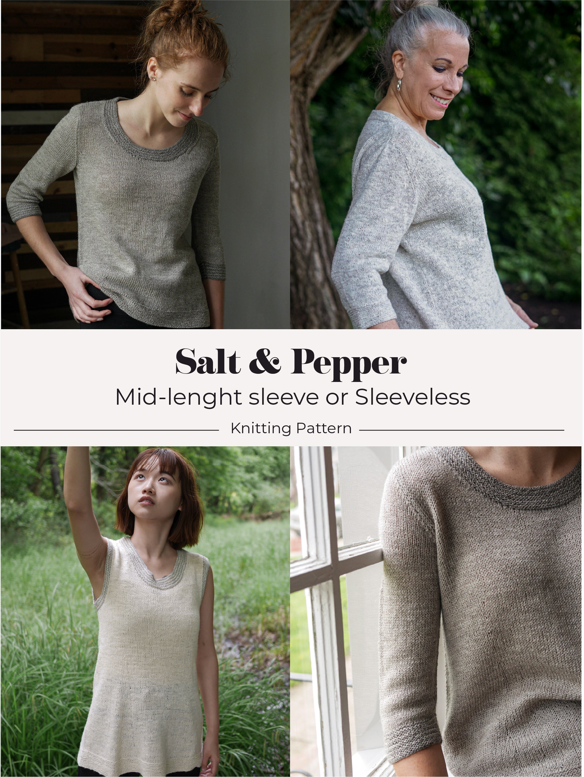 Salt & Pepper<br/><small>knitting pattern</small>