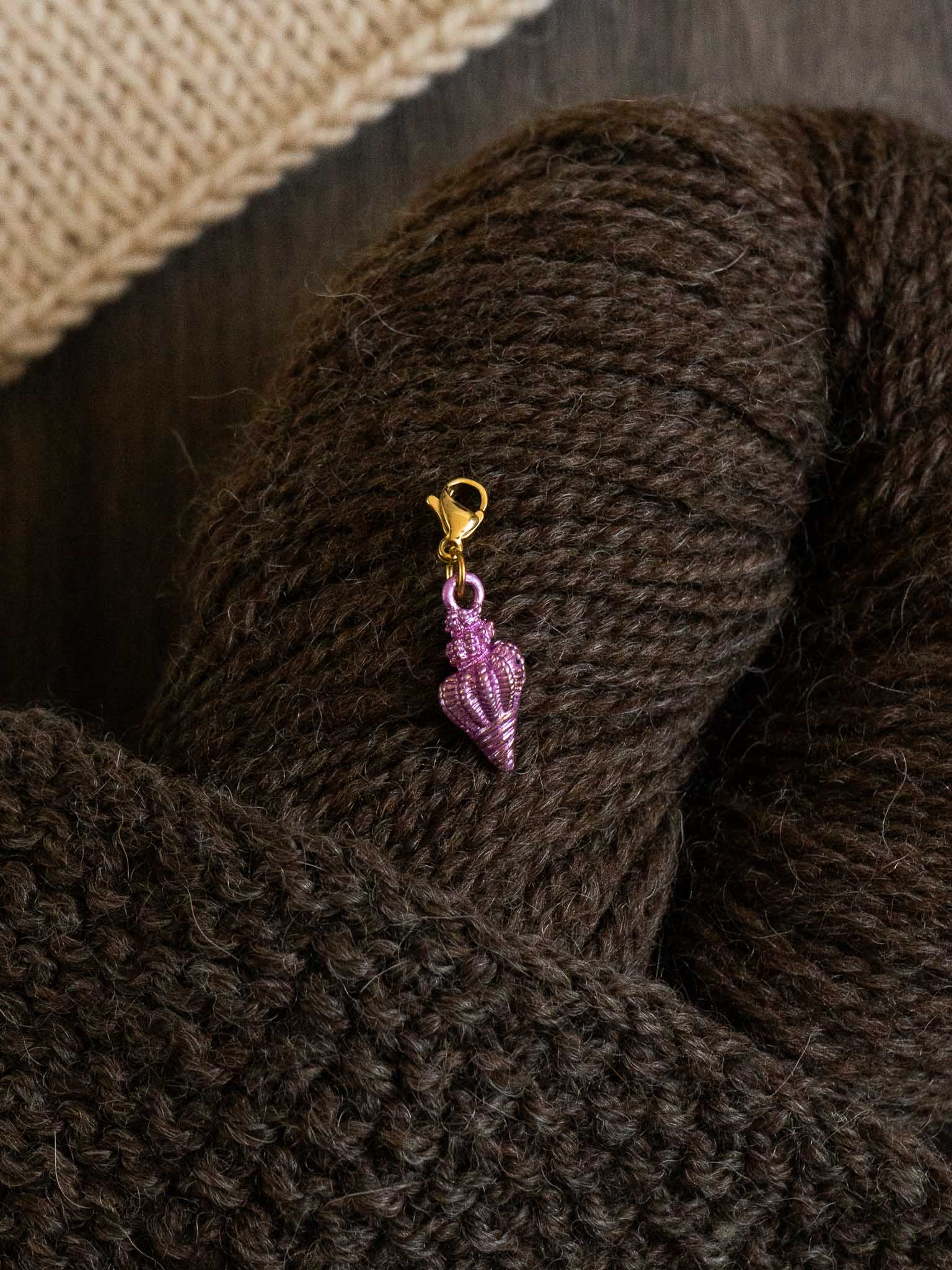 Sea Shell Stitch Markers
